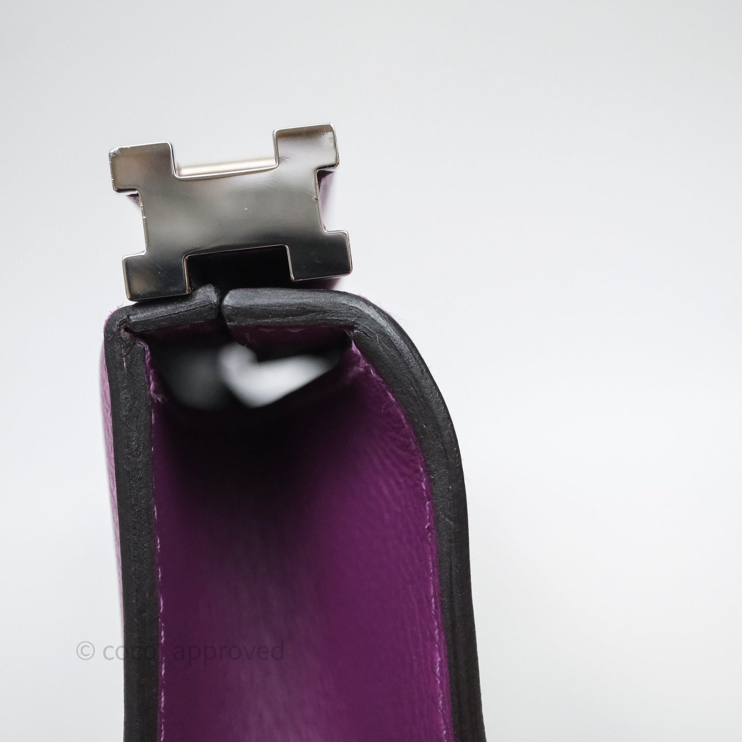 Hermes Clic H Bag Anemone P9 Veau Evercolor Palladium Hardware