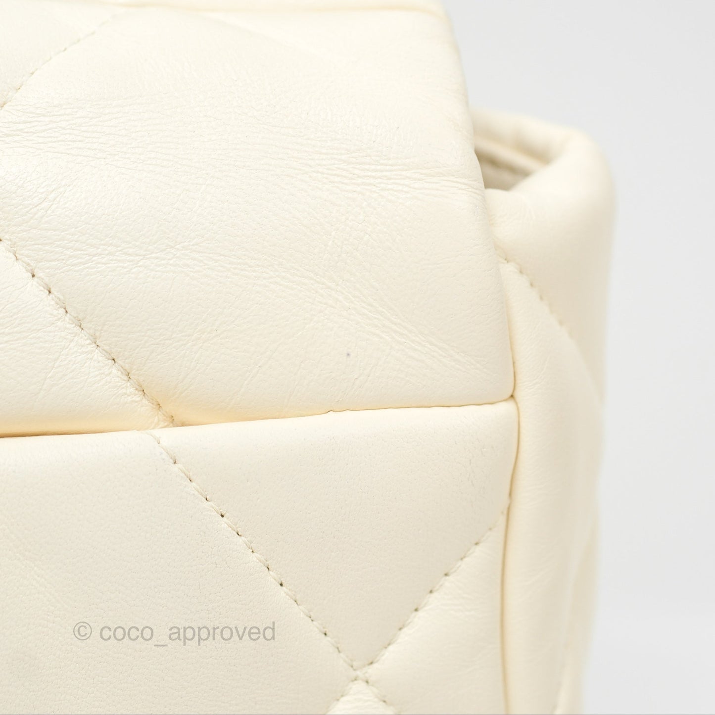 Chanel 19 Small Ivory Cream Mixed Hardware