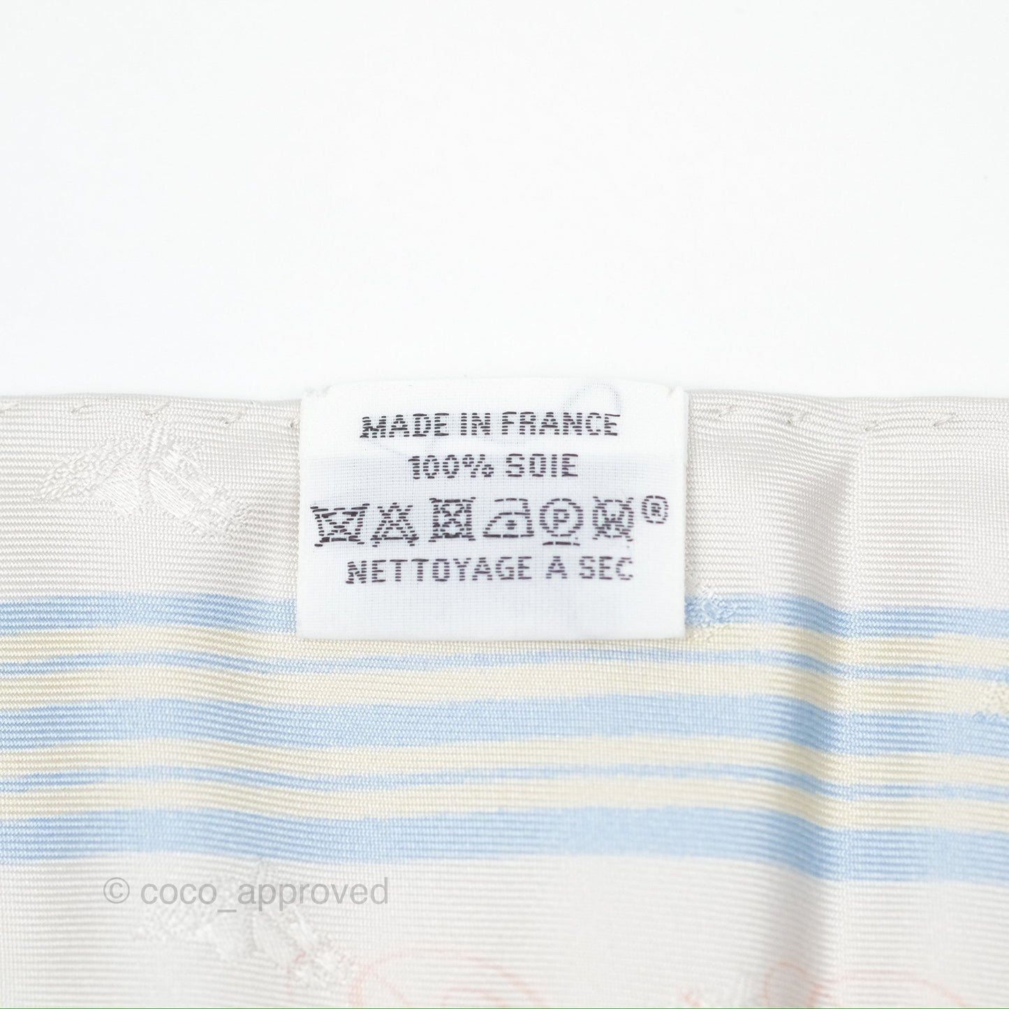 Hermès Garde Robe Pop Triangle Scarf Silk Blue/Grey