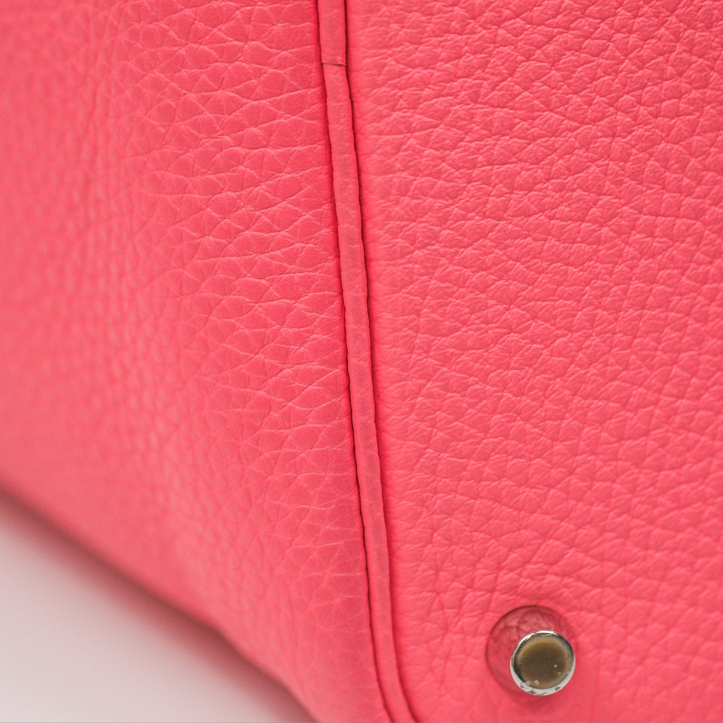 Hermès Picotin Lock 18 Eclat Rose Azalee Clemence/ Terre Battue Swift Palladium Hardware