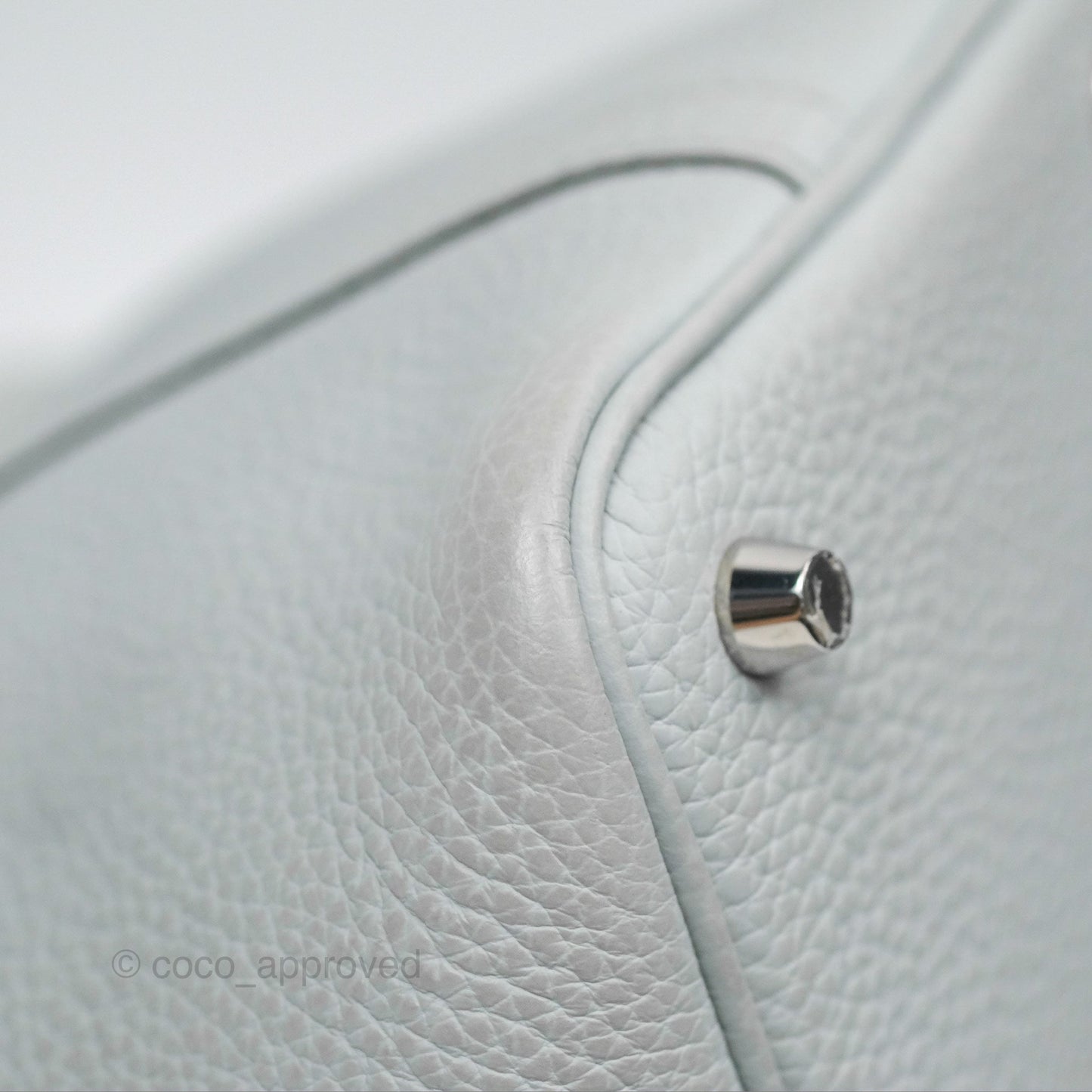 Hermès Picotin Lock 18 Bleu Pale Taurillon Clemence Palladium Hardware