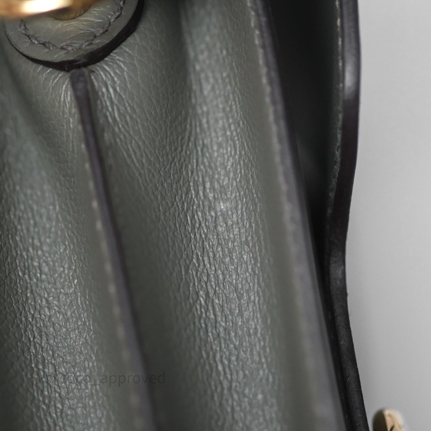 Hermès Roulis Mini 18 Gris Meyer 0L Evercolor Permabrass Hardware