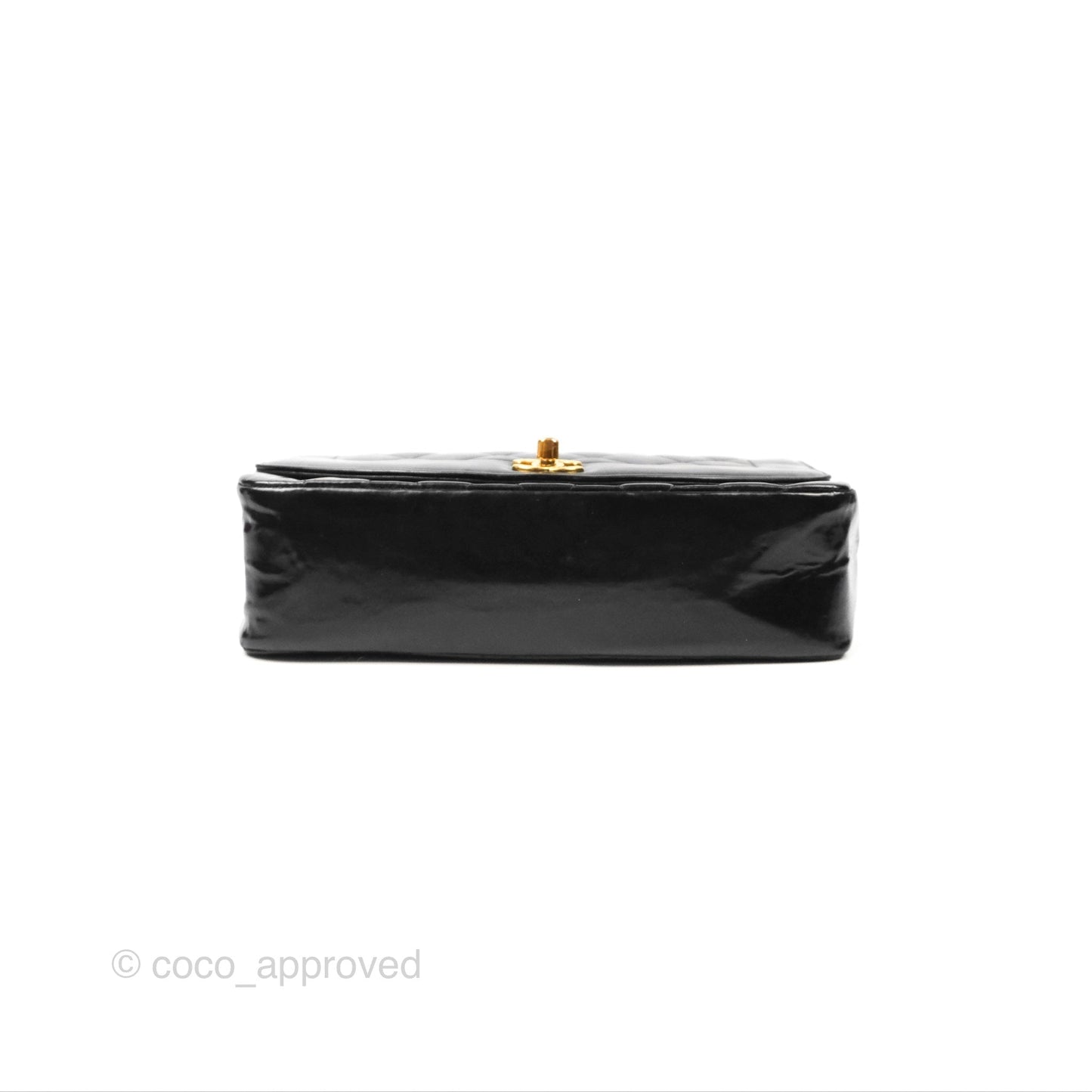Chanel Vintage Quilted Medium Classic Diana Flap Bag Black 24K Gold Hardware