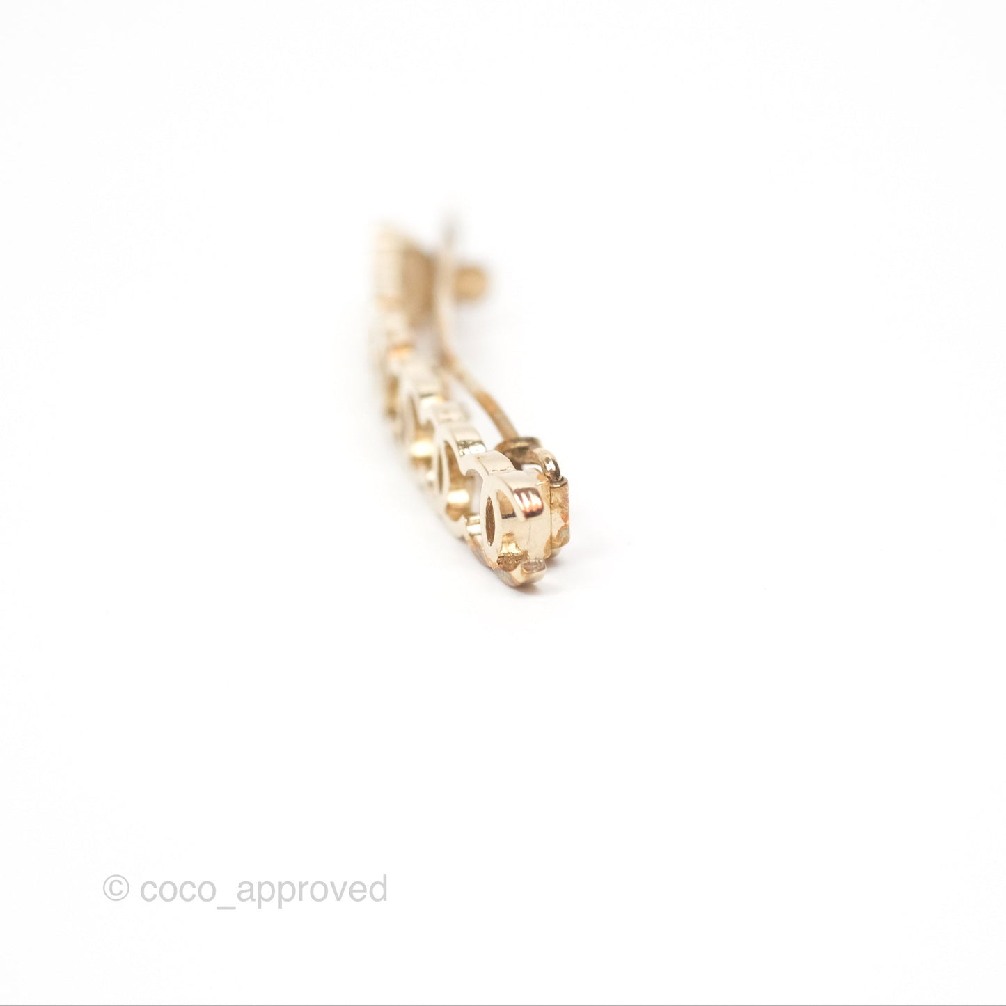 Chanel CC Hair Clip Gold Tone 21A