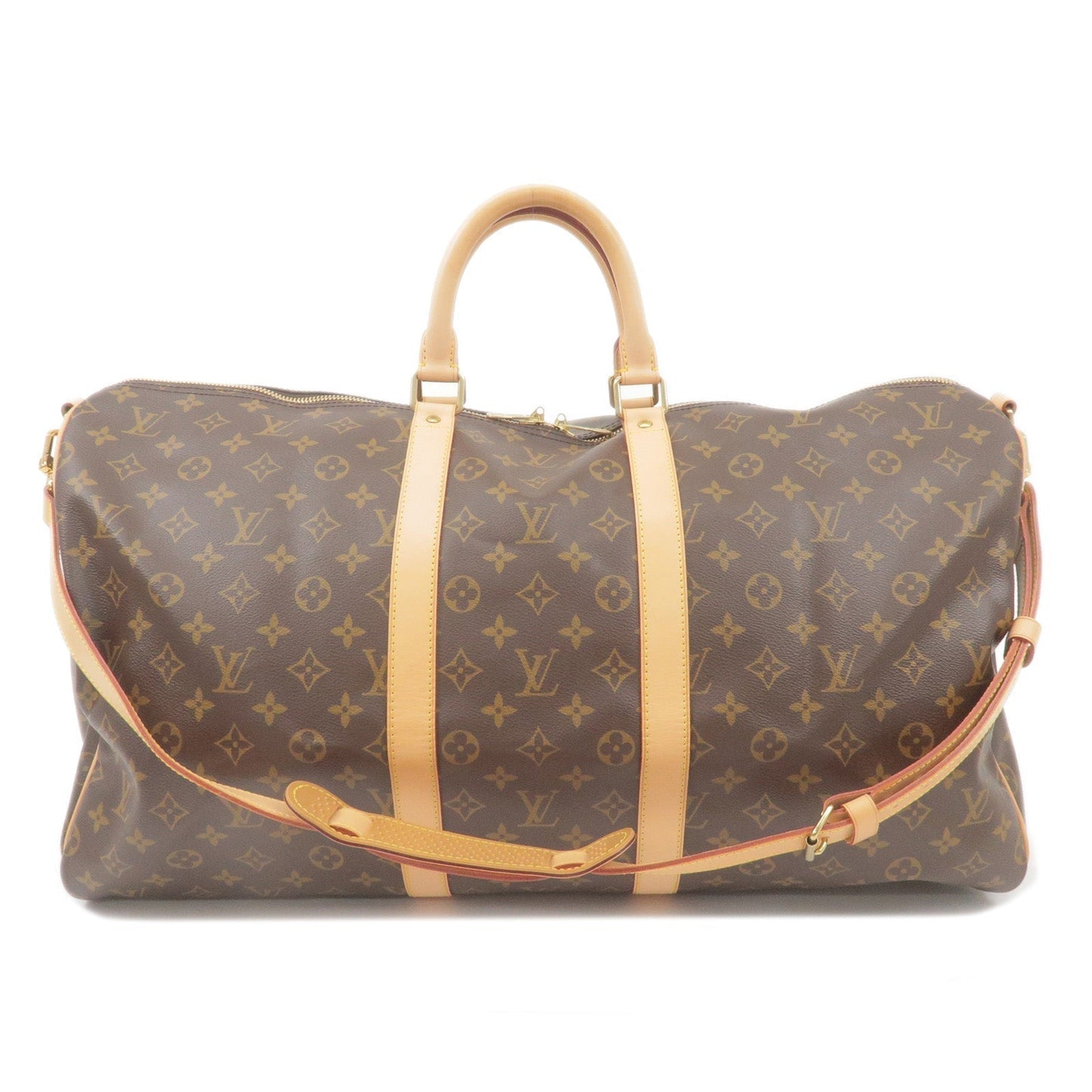 Louis Vuitton Keep All Bandouliere 55 Boston Bag & Strap M41414