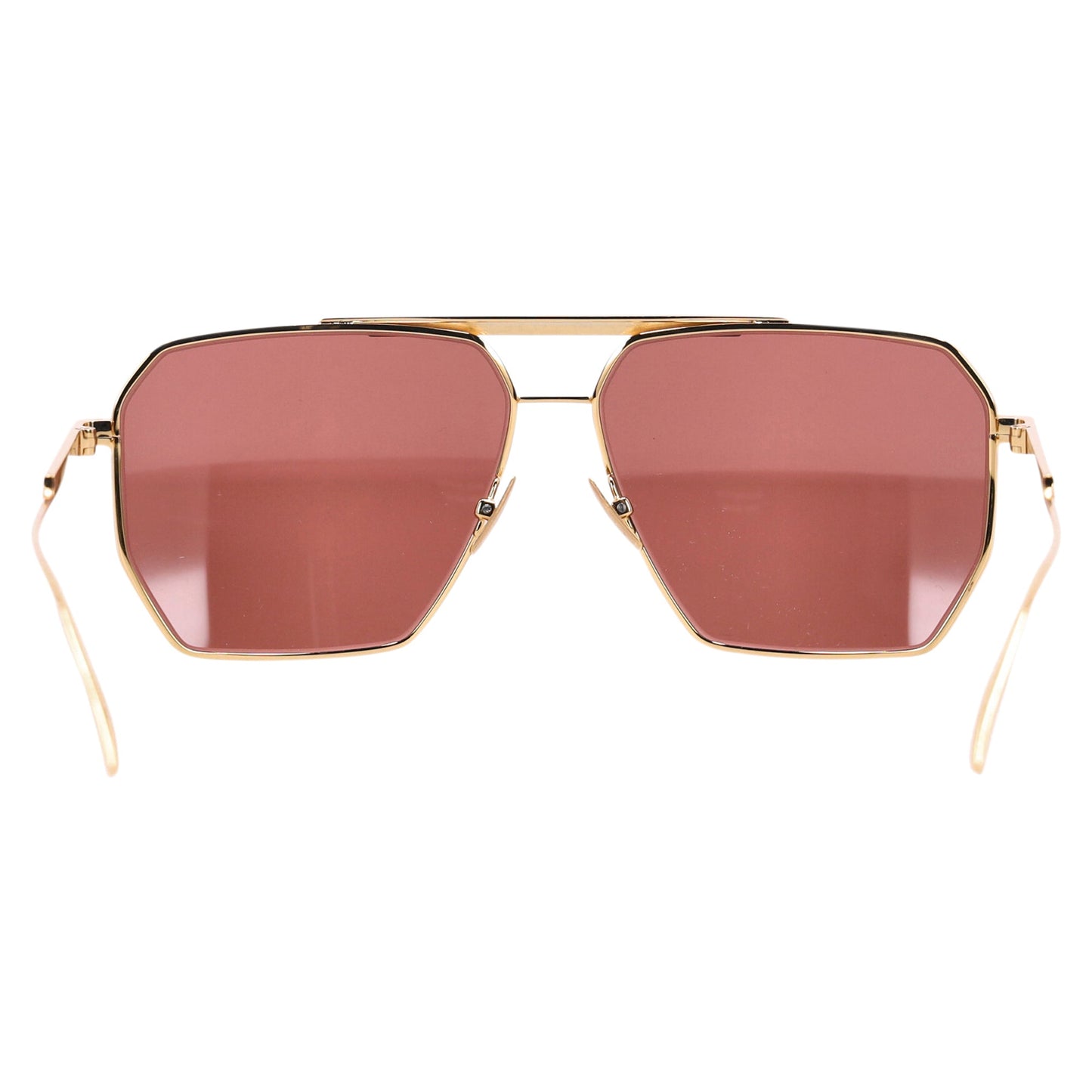 Luxury Bottega Veneta BV1012S Sunglasses in Gold Metal