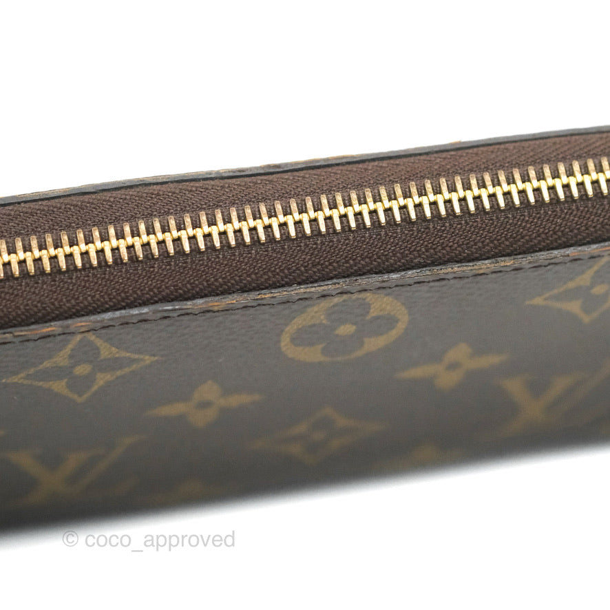 Louis Vuitton Clémence Wallet Monogram Canvas Fuchsia