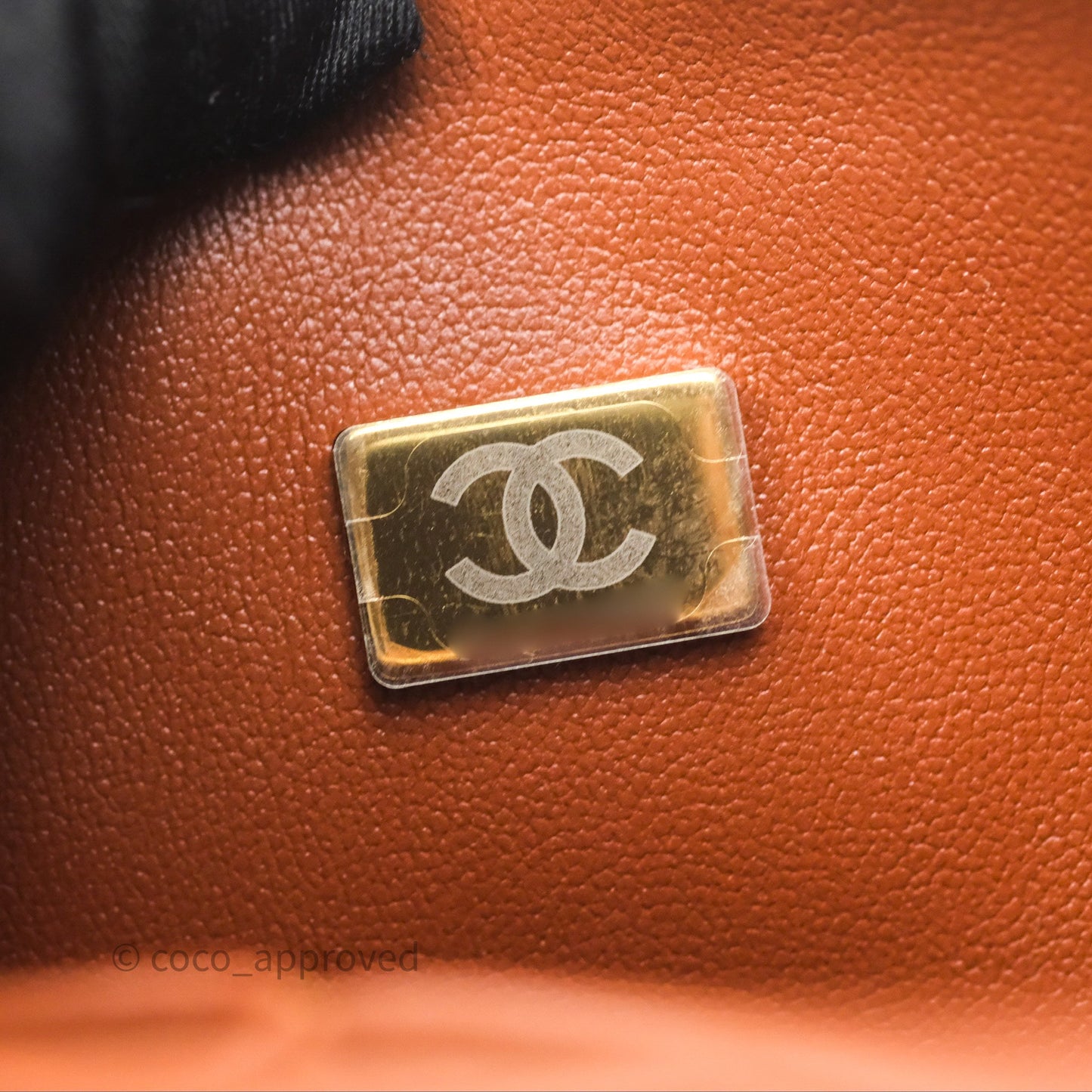 Chanel Small S/M Classic Flap Quilted Brown Caviar Gold Hardware