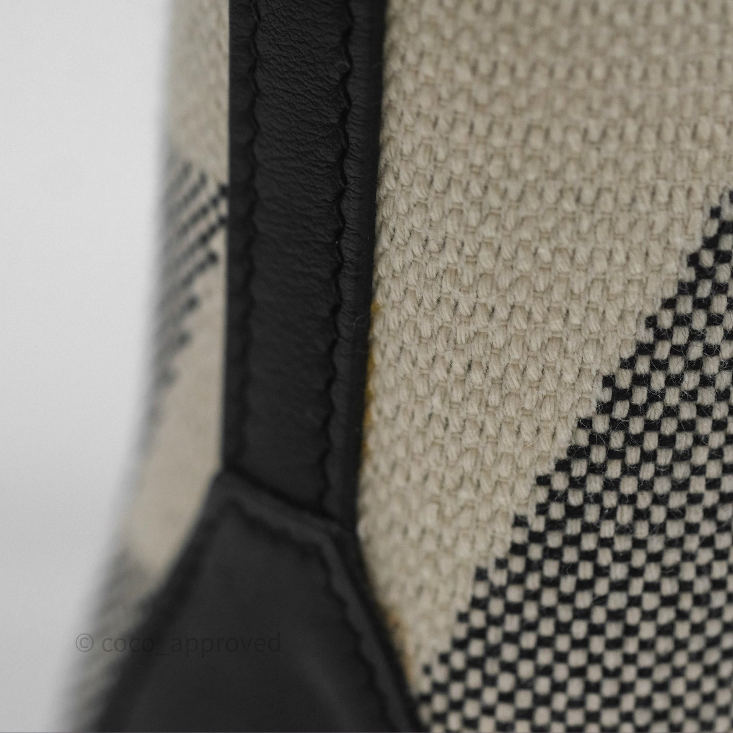 Hermès Cabas H En Biais 27 Noir 89 Swift/Canvas