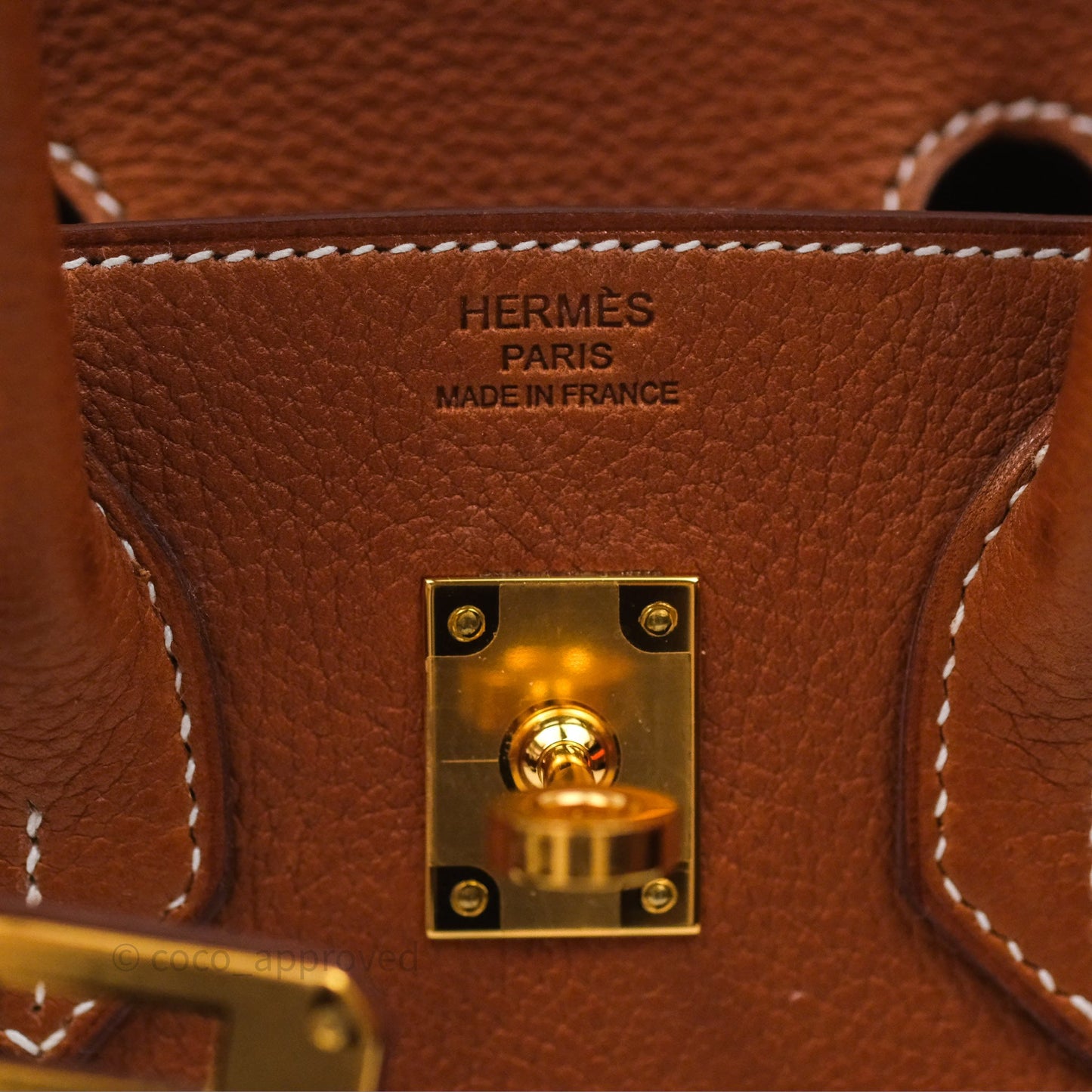 Hermès Birkin 25 Retourne Fauve 34 Barenia Gold Hardware