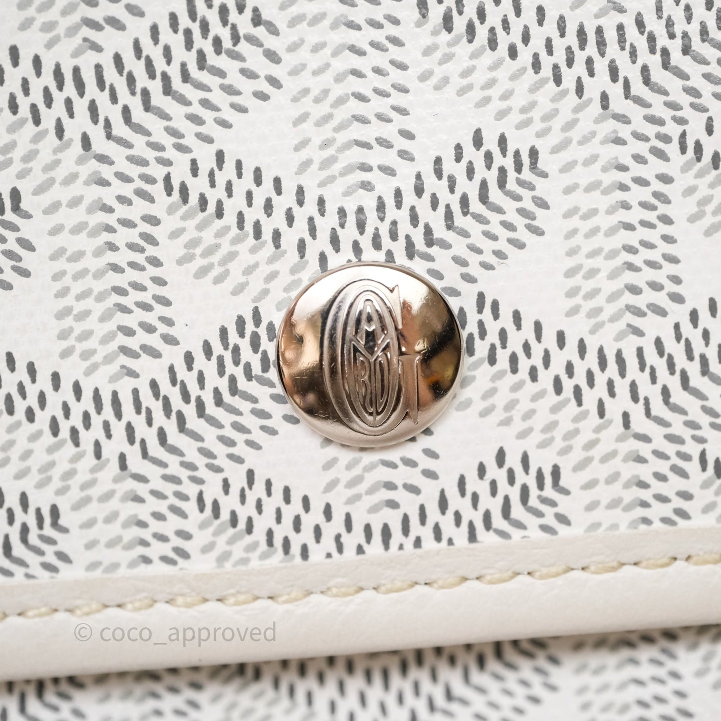 Goyard Bohème Hobo Bag PM White Goyardine Canvas