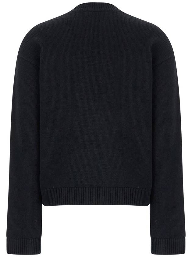 Luxury Gucci Trending 2025 Intarsia Wool Knit Top Black