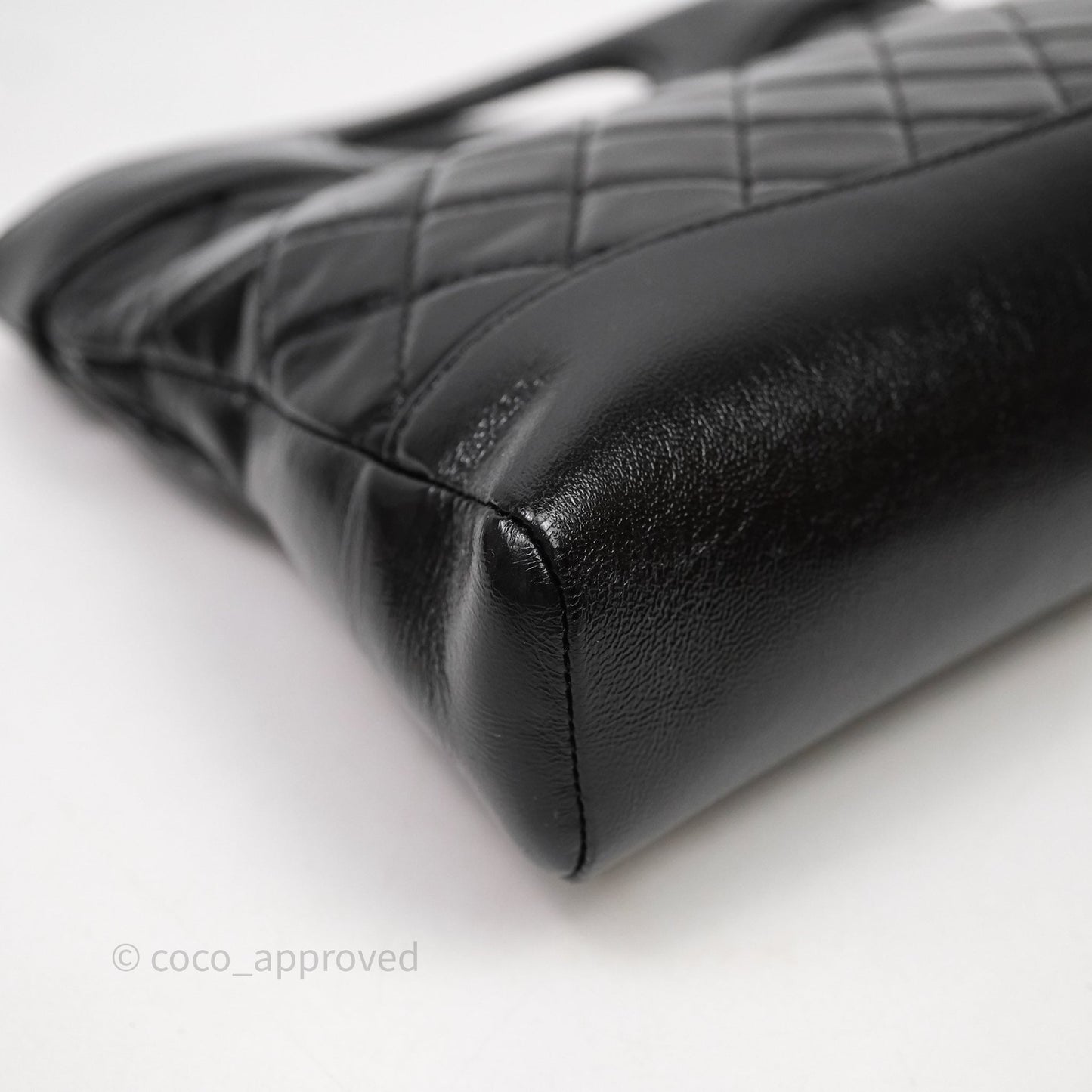 Chanel 31 Mini Black Shiny Calfskin Gold Hardware