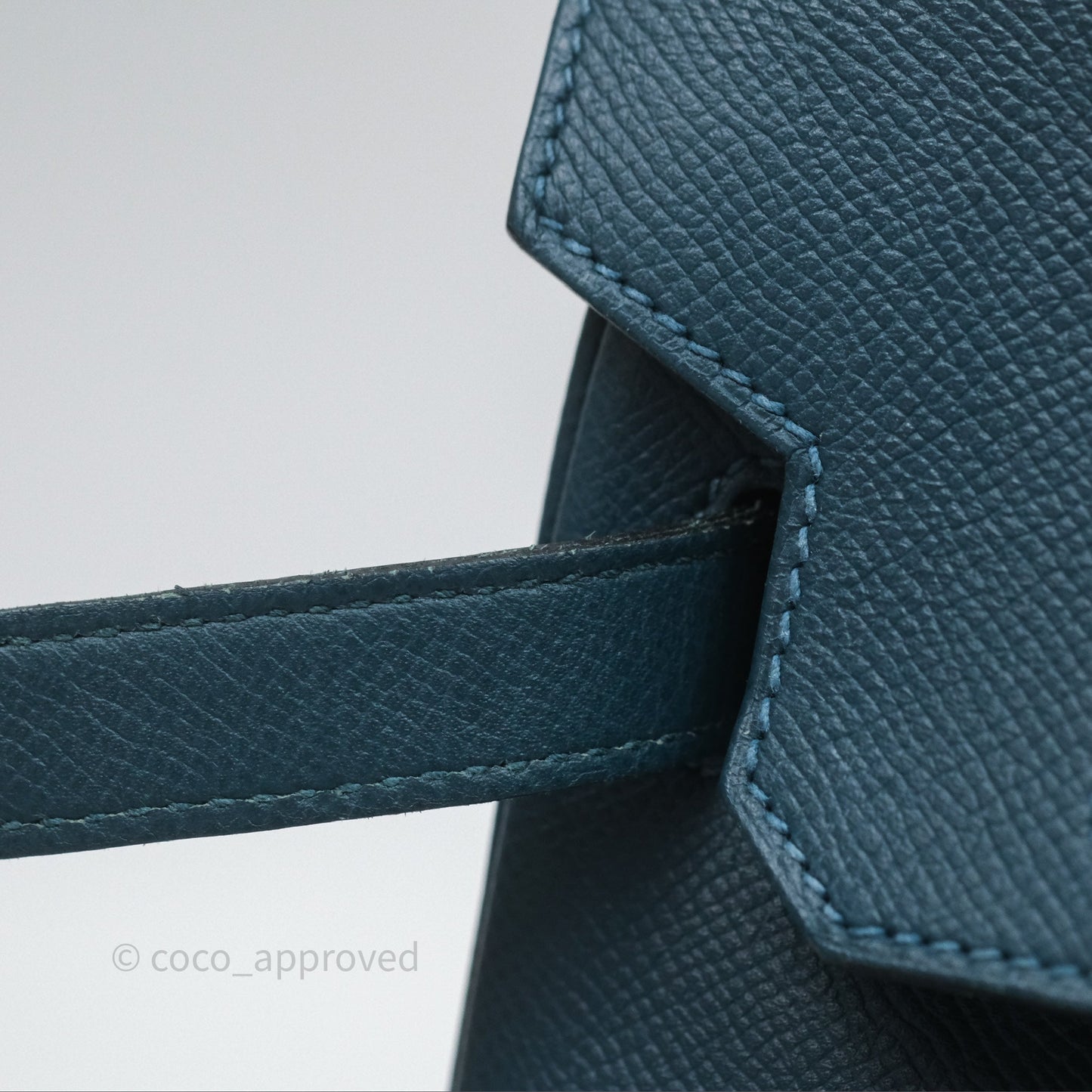 Hermès Birkin 30 Retourne Bleu de Prusse 7P Epsom Gold Hardware