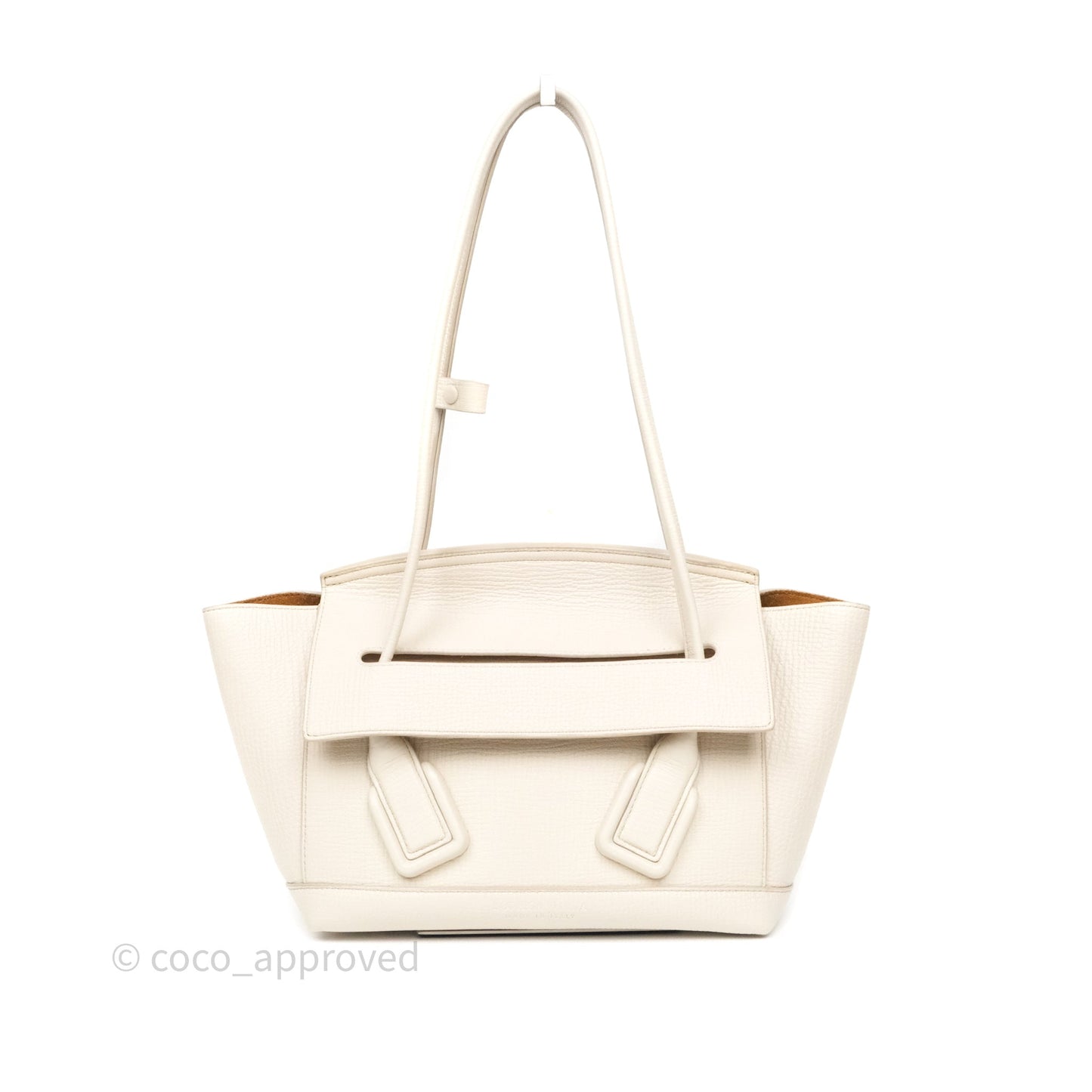 Bottega Veneta Small Arco Plaster Grainy Calfskin
