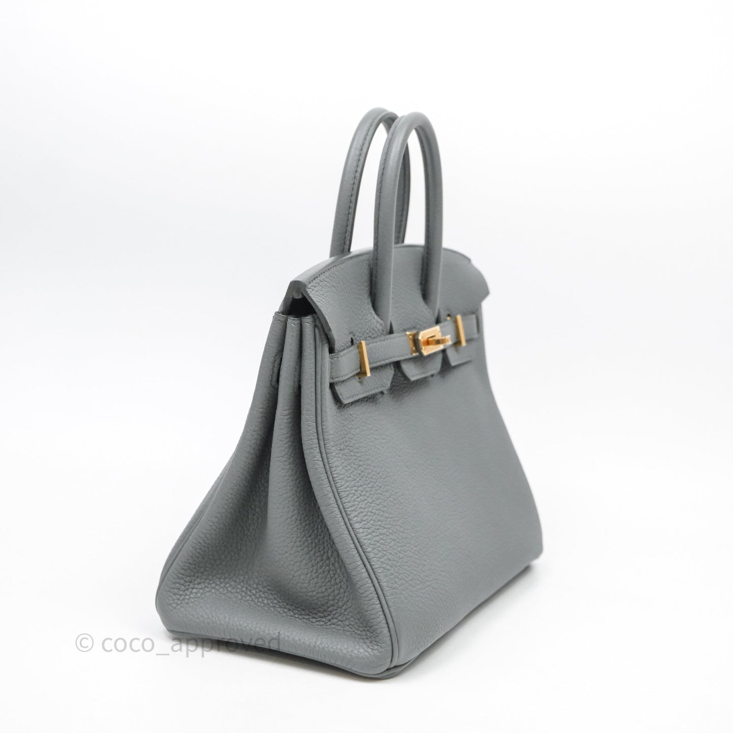 Hermes Birkin 25 Vert Amande Togo Gold Hardware