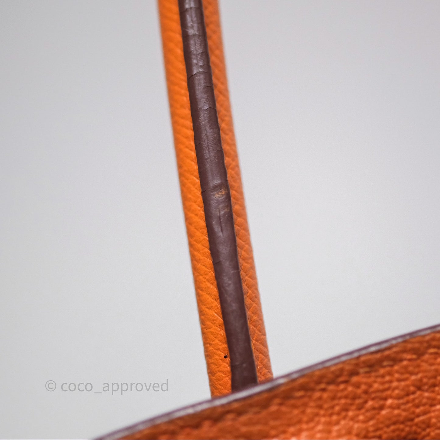 Hermès Birkin 30 Retourne Orange Epsom Palladium Hardware