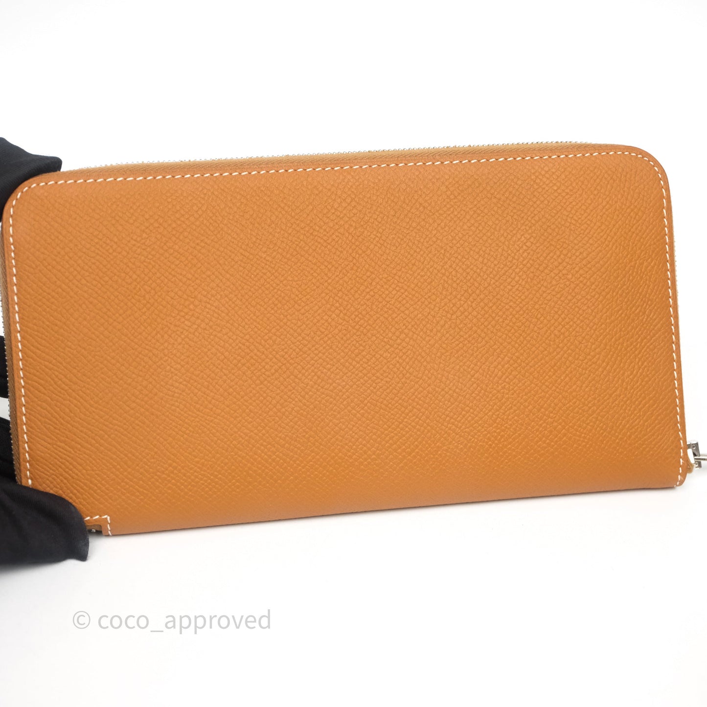 Hermès Silk In Classique Long Wallet Gold Epsom