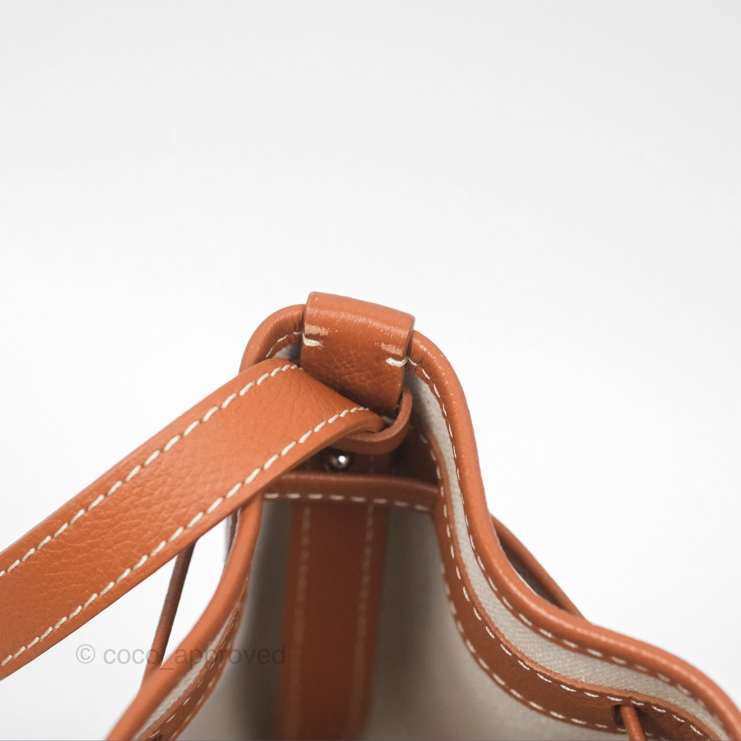 Goyard Petit Flot Bucket Bag Black & Tan Goyardine
