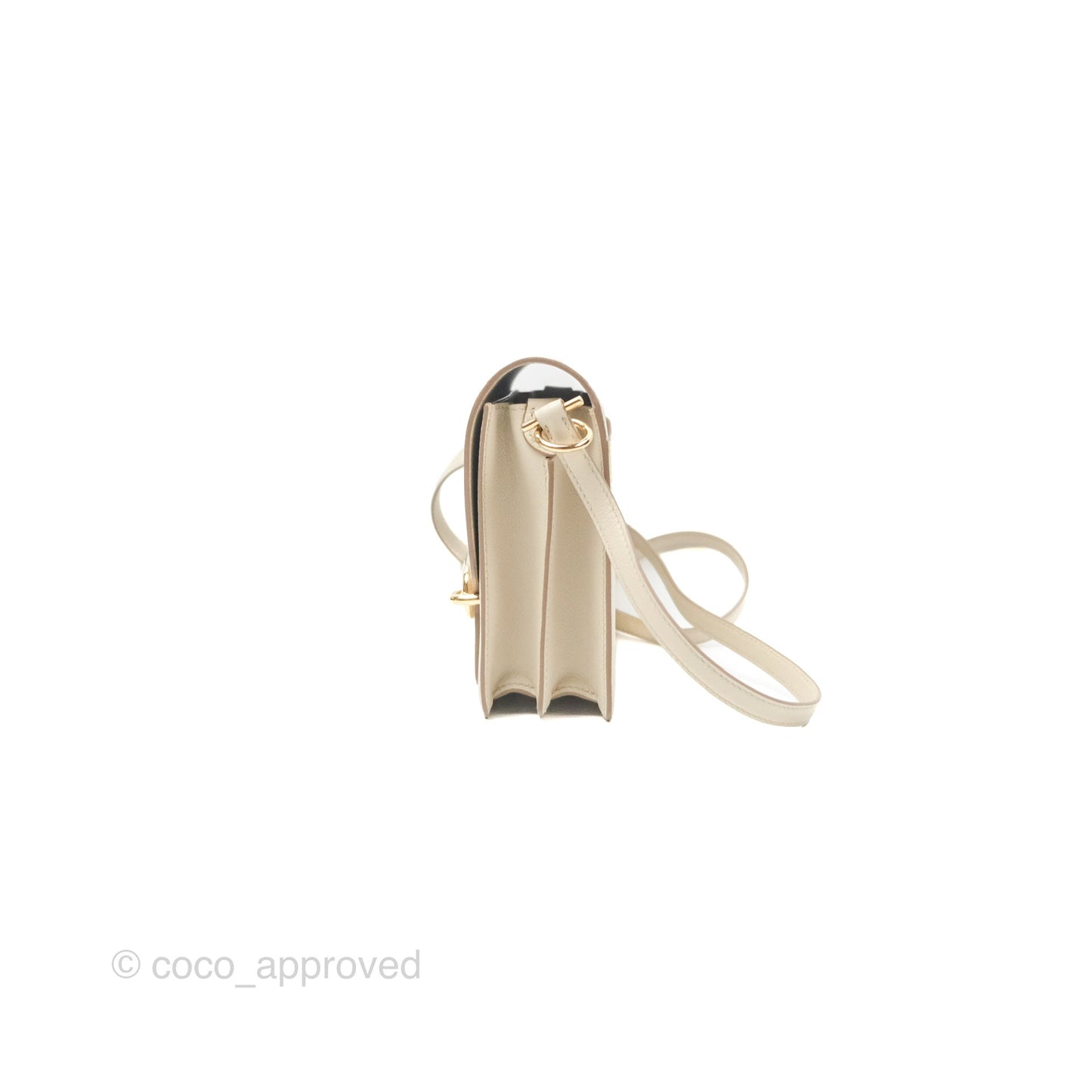 Hermès Roulis Mini 18 Beton Evercolor Permabrass Hardware