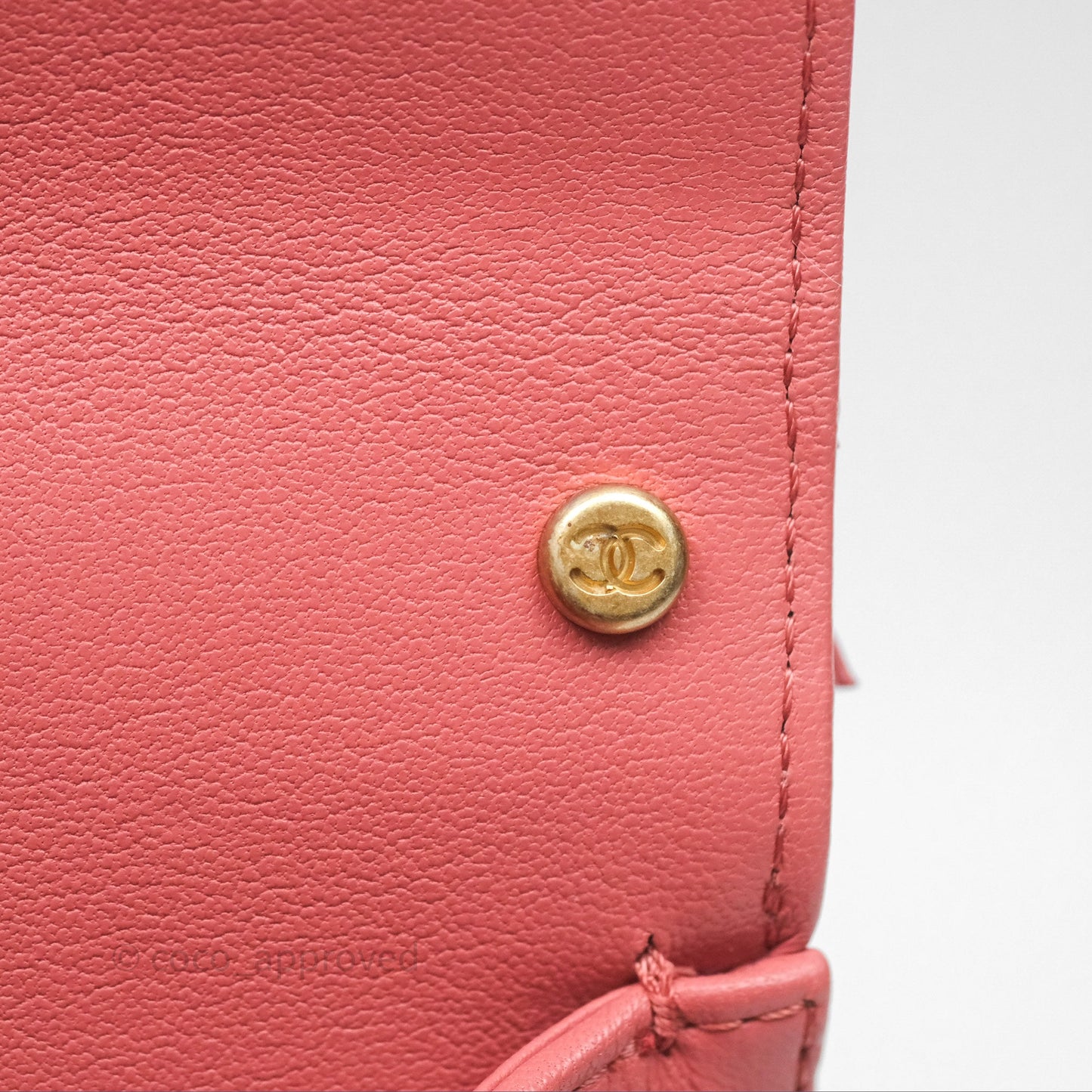 Chanel Quilted Small Chain Infinity Handle Bag Pink Lambskin Aged Gold Hardware
