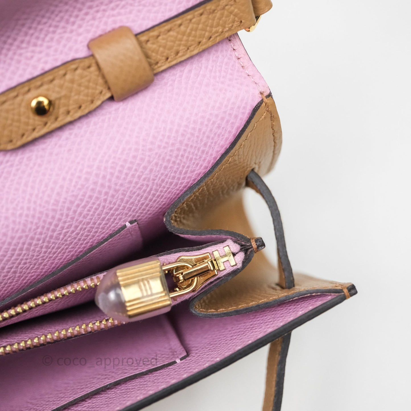 Hermès Kelly To Go Wallet Chai 0M Epsom Gold Hardware