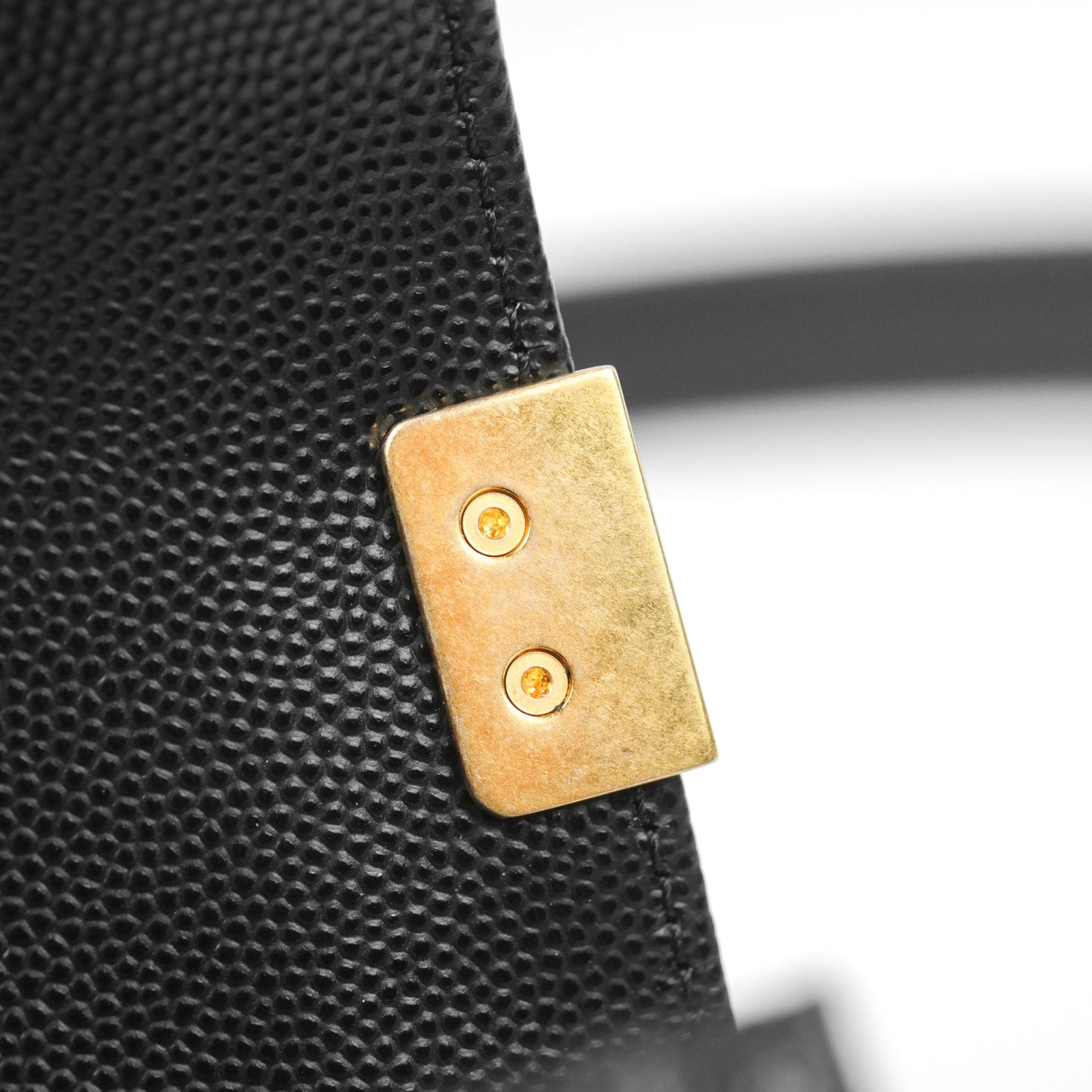 Chanel Small Boy Black Caviar Gold Hardware