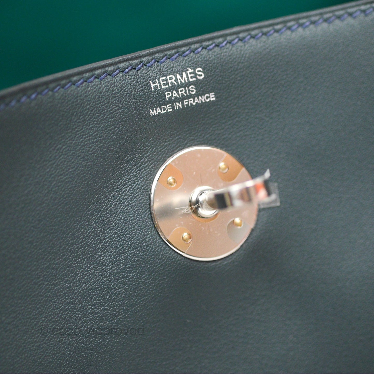 Hermès Lindy 26 Vert Rousseau/ Malachite Swift Palladium Hardware