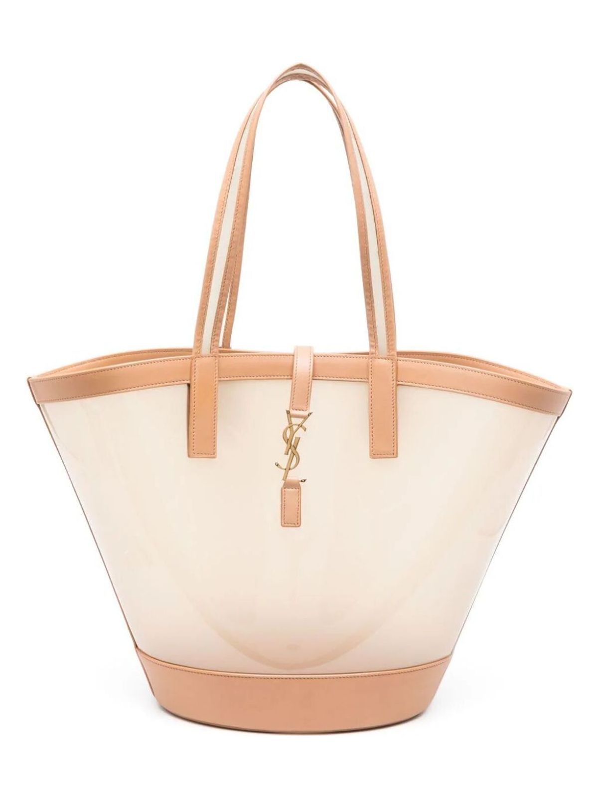 Luxury Saint Laurent Women's Average Basket in Nude & Neutrals | Size UNICA | 773697FAC0F
