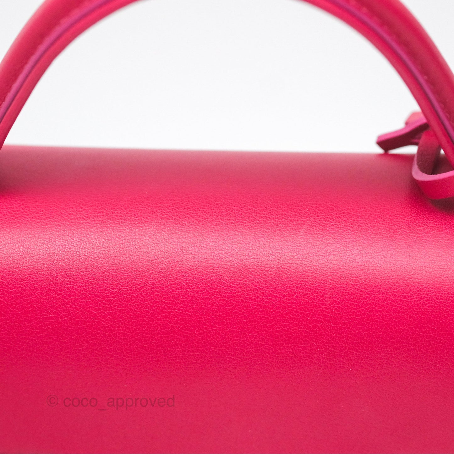 Delvaux Tempête Mini in Silky Calf Framboise