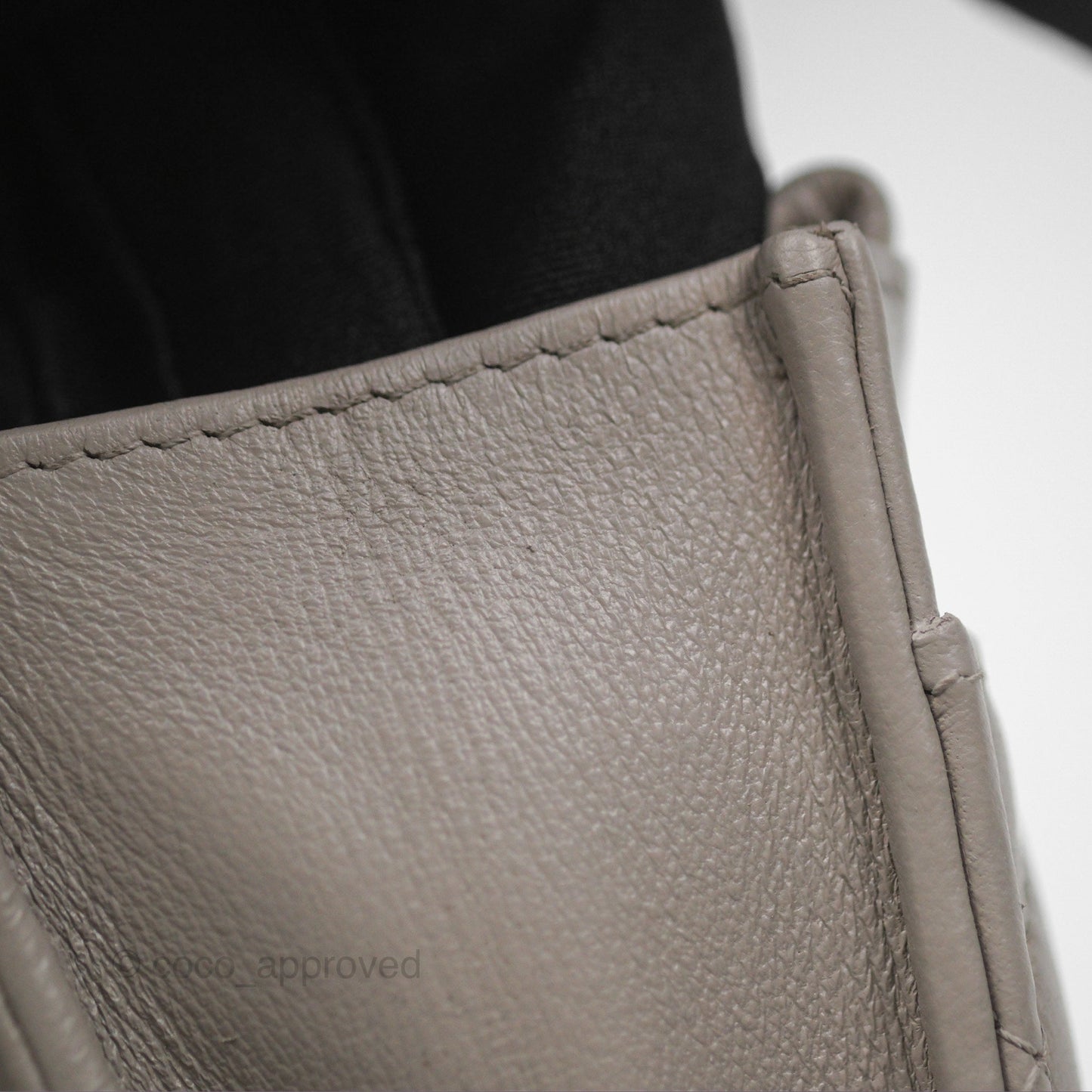 Chanel Trendy CC WOC Quilted Grey Lambskin Gold Hardware