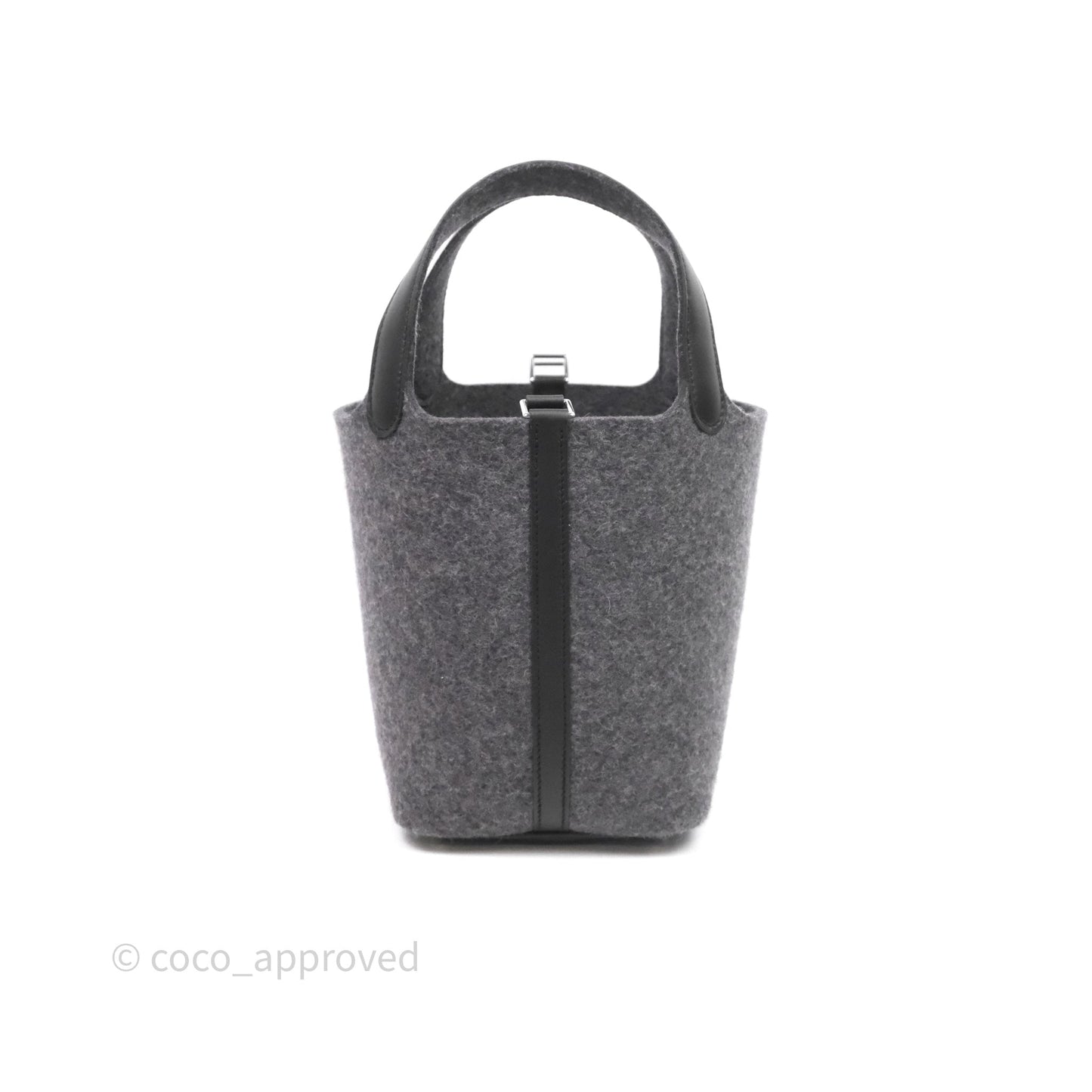 Hermes Picotin 18 Wool Gris Palladium Hardware