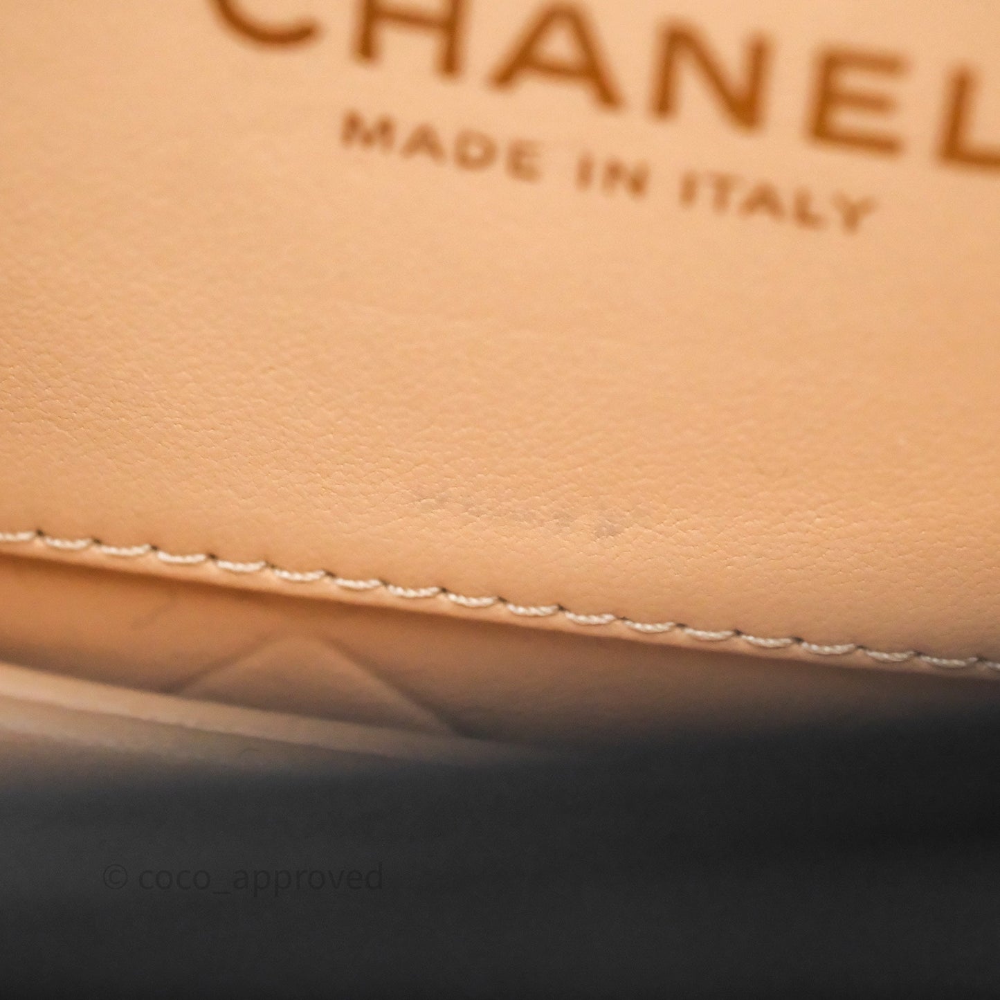 Chanel Mini Moon Messenger Bag Black Calfskin Aged Gold Hardware