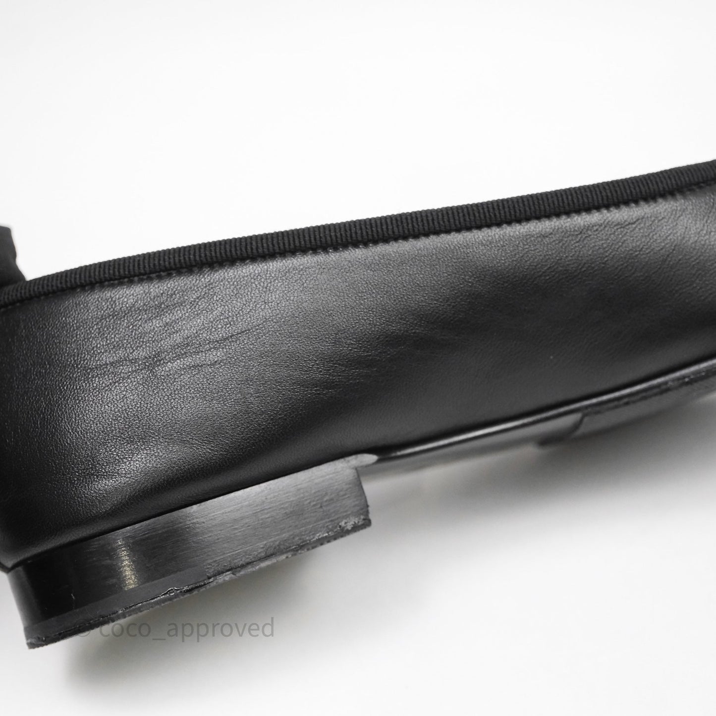 Chanel Ballet Flats Black Size 36.5