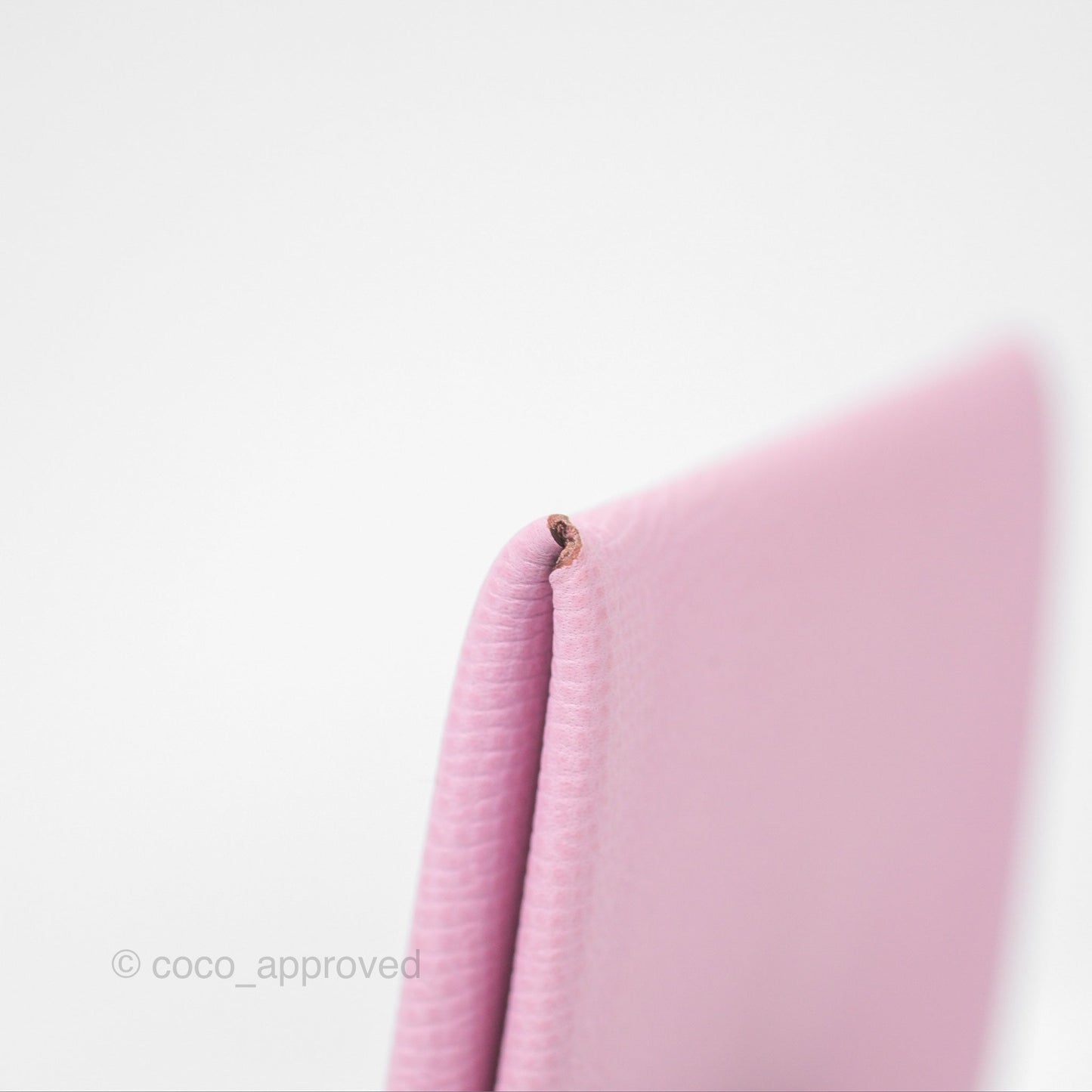 Hermès Calvi Card Holder Mauve Sylvestre Epsom