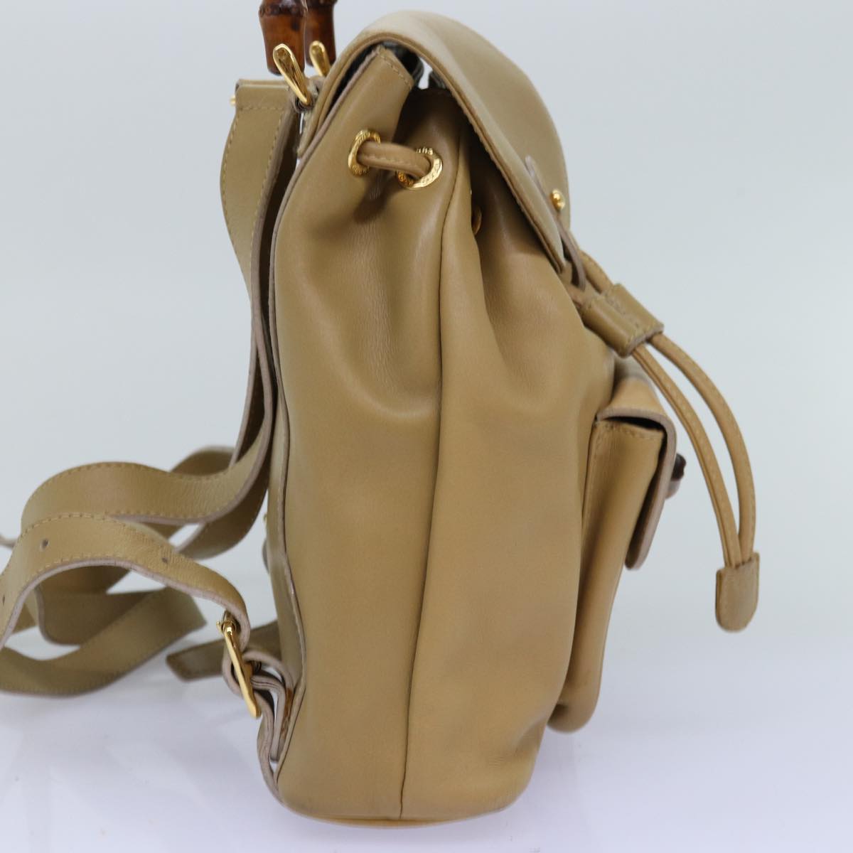 Luxury Gucci Trending 2025 Bamboo  Leather Backpack Bag