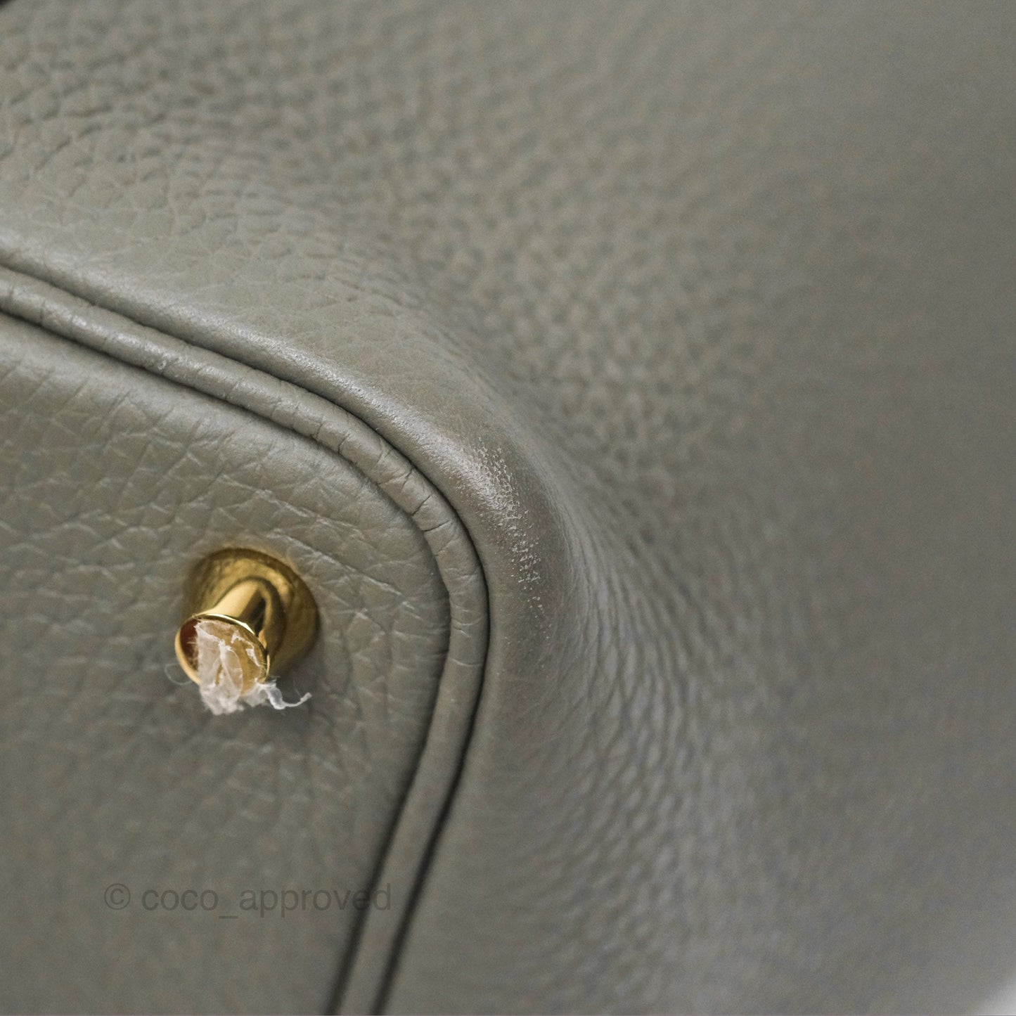 Hermès Picotin Lock 18 Gris Meyer 0L Clemence Gold Hardware