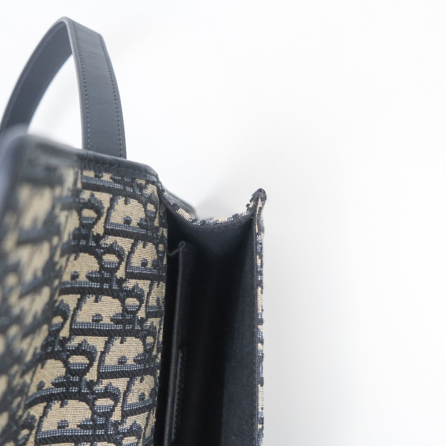 Christian Dior 30 Montaigne Bag Blue Dior Oblique Jacquard