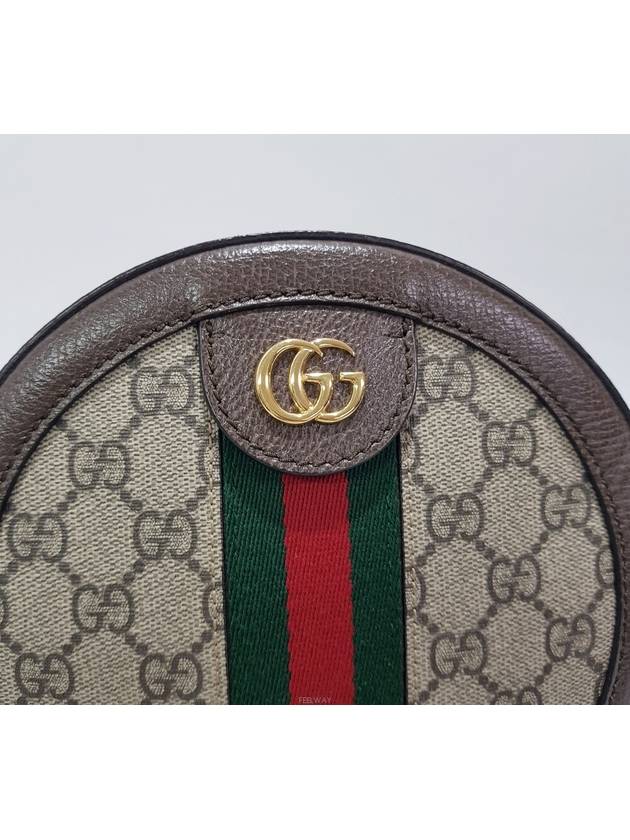 Luxury Gucci Trending 2025 Ophidia GG round mini shoulder bag 550618