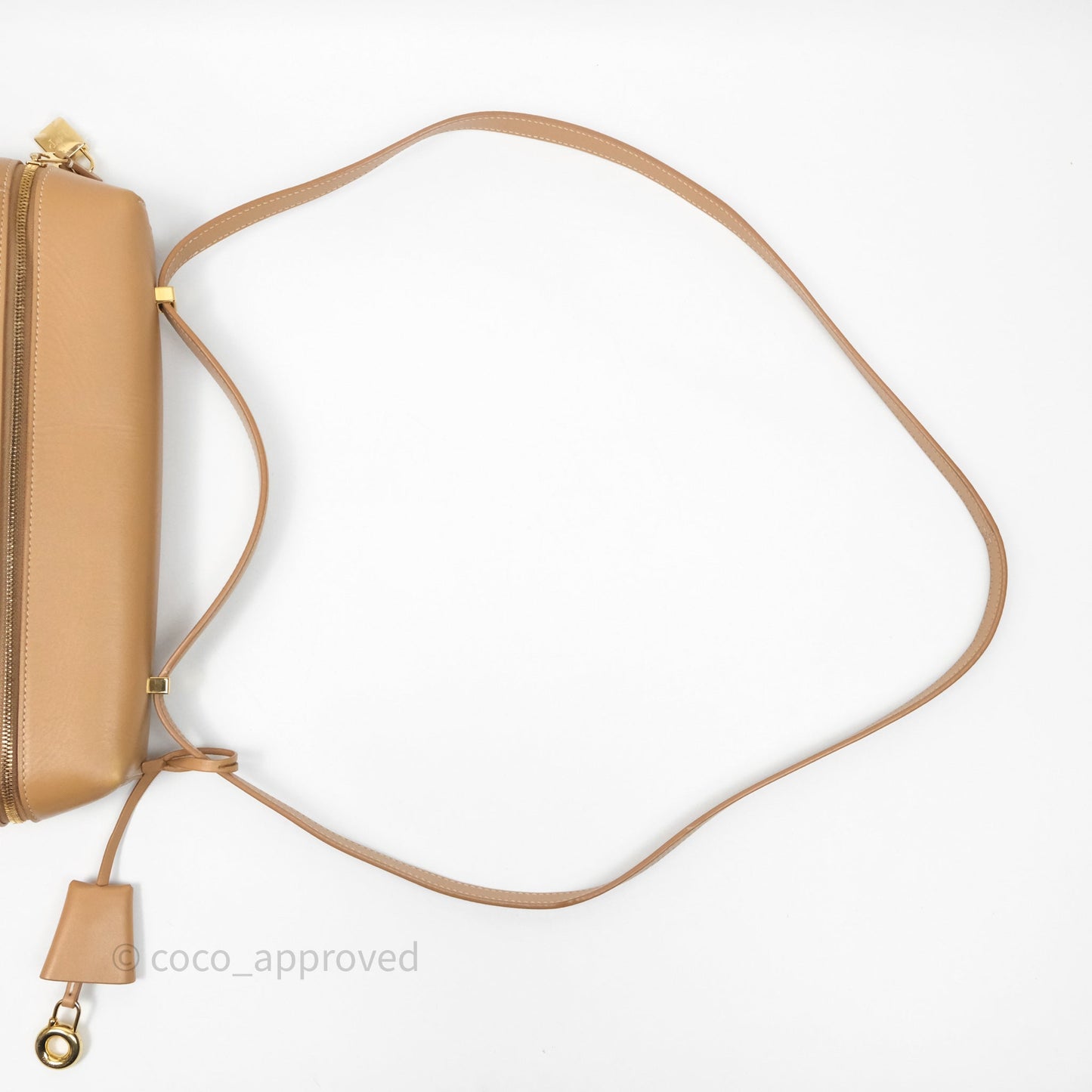 Loro Piana Extra Bag L27 Light Bamboo Calfskin Gold Hardware