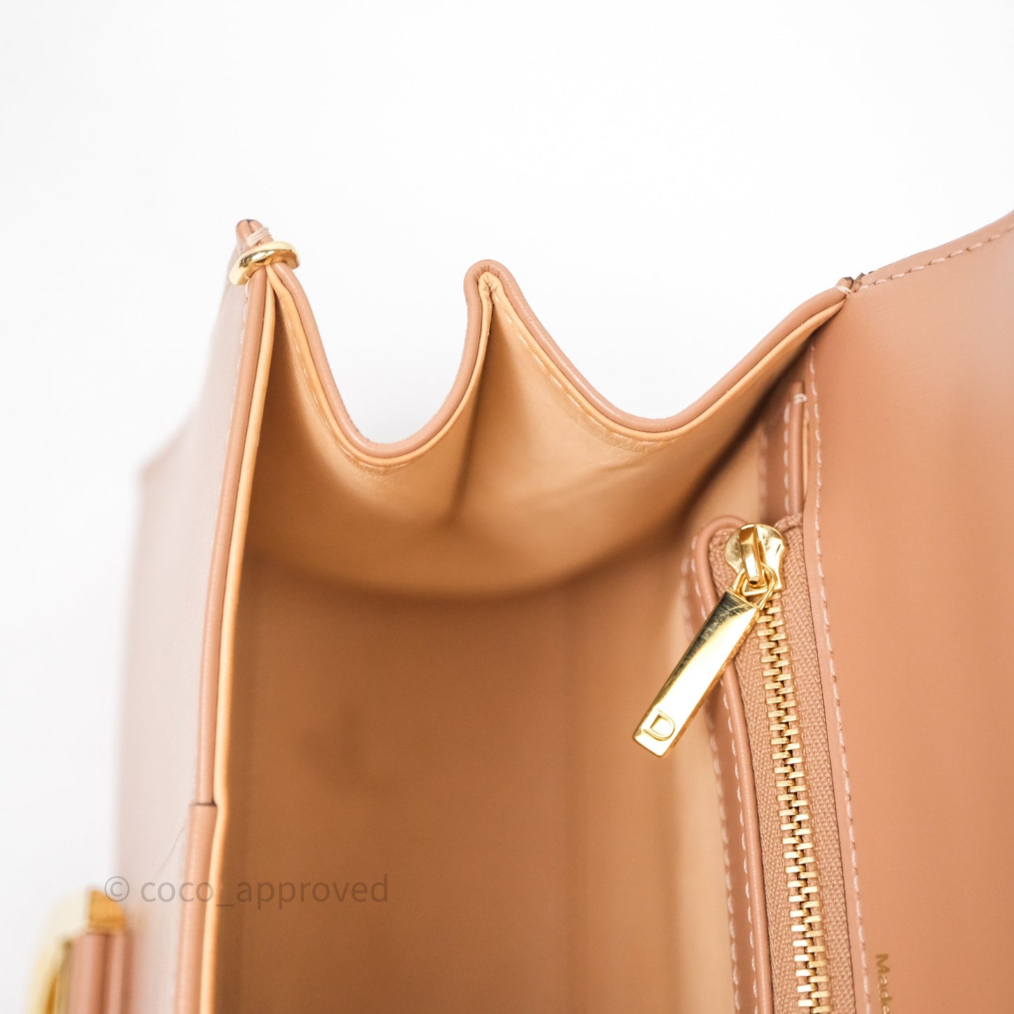 Delvaux Brillant PM Tender Beige Box Calf