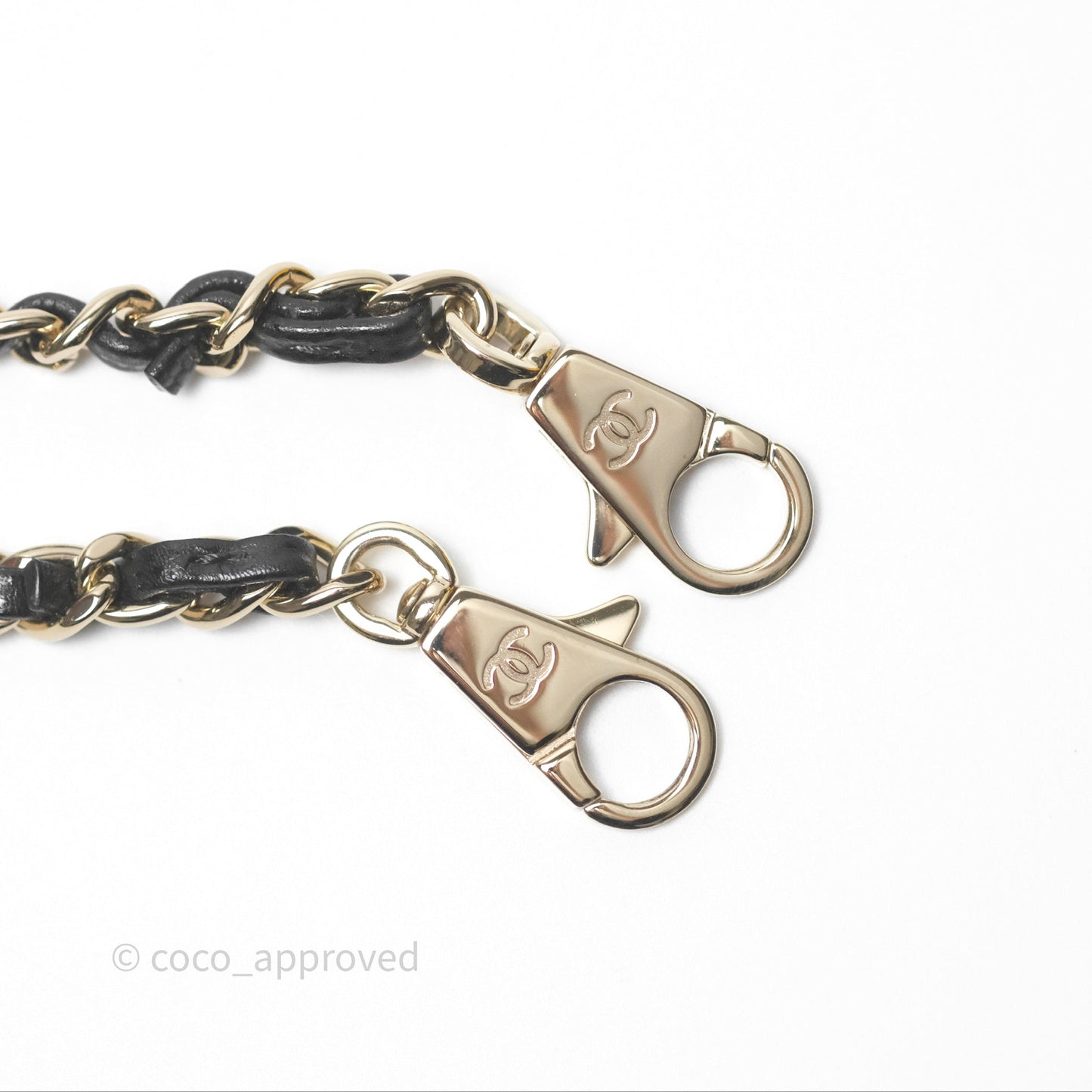 Chanel Mini Coco Handle Quilted Black Caviar Gold Hardware