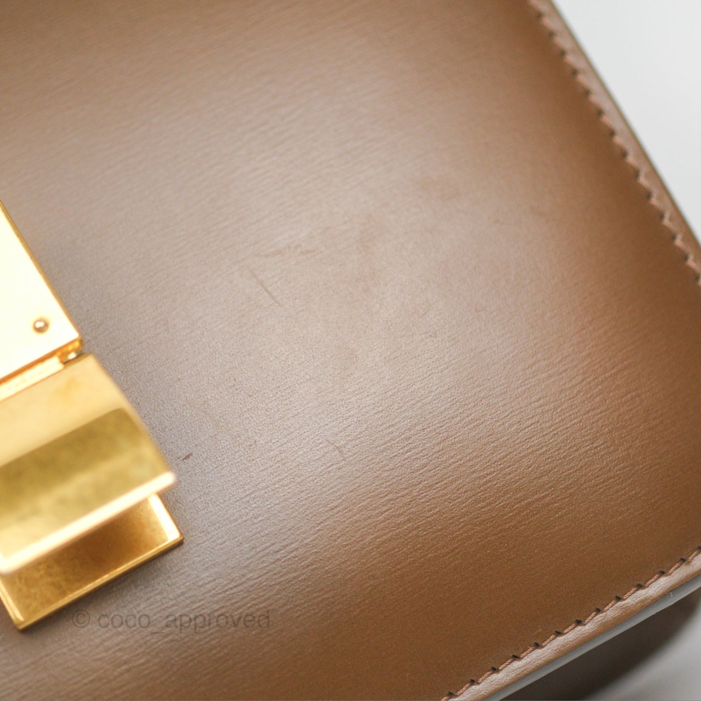 Celine Teen Classic Box Flap Caramel Box Calfskin