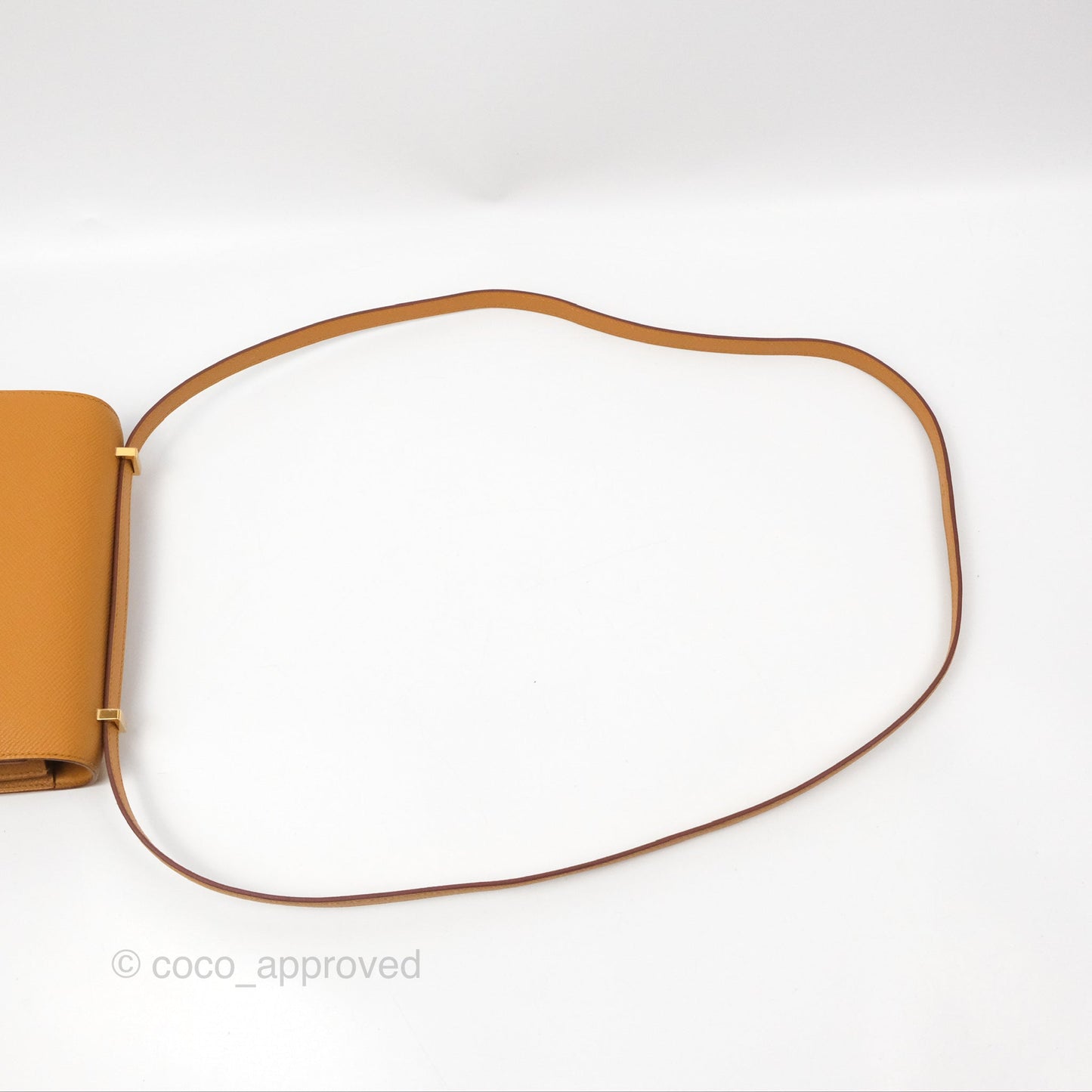 Hermès Constance Mini 18cm Mirror Sesame 2S Epsom Gold Hardware
