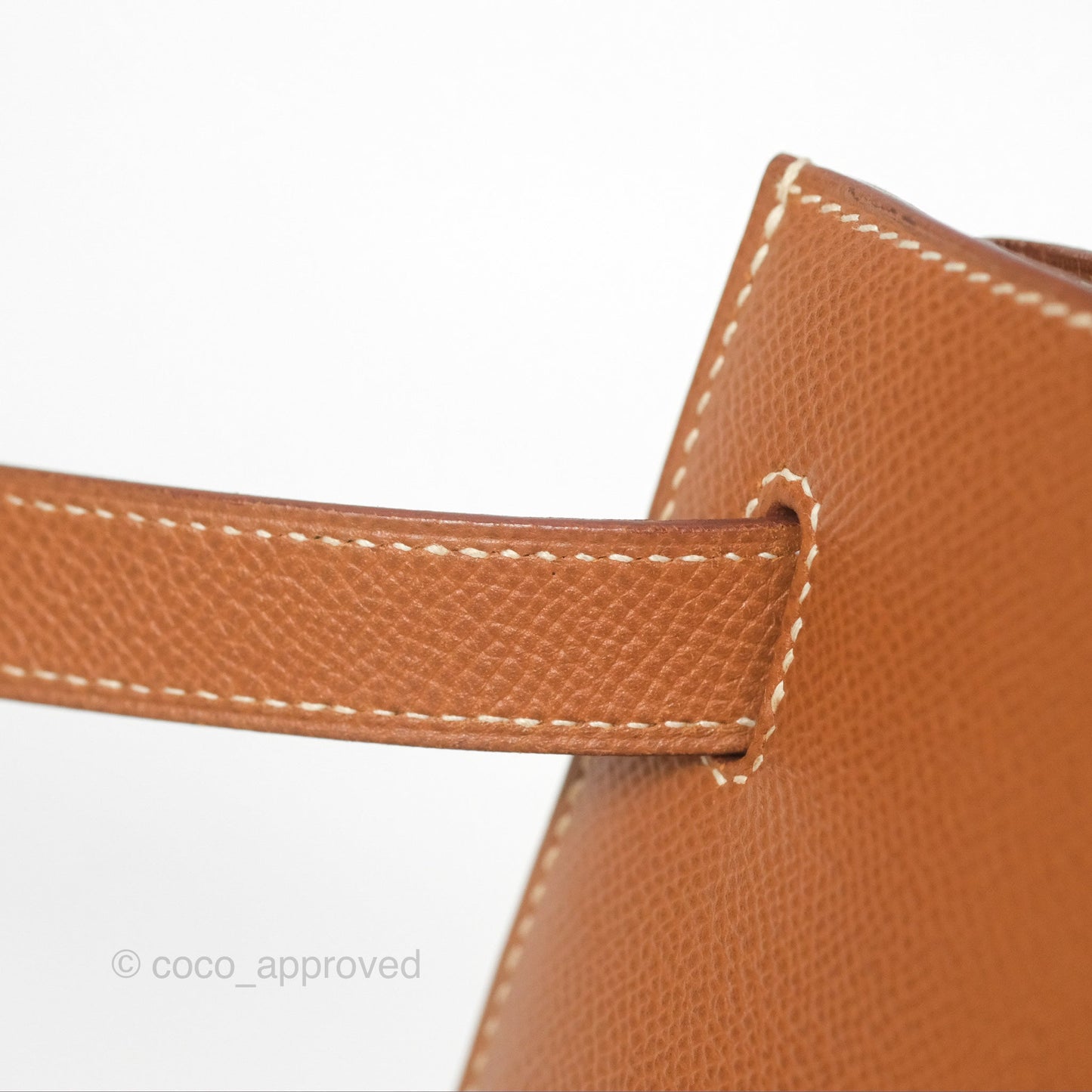Hermès Kelly 32 Sellier Gold Epsom Gold Hardware