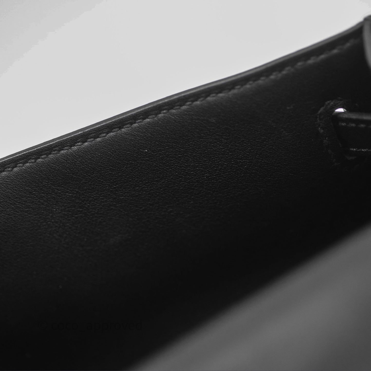 Hermès Kelly Danse II Bag Black Noir 89 Swift Gold Hardware