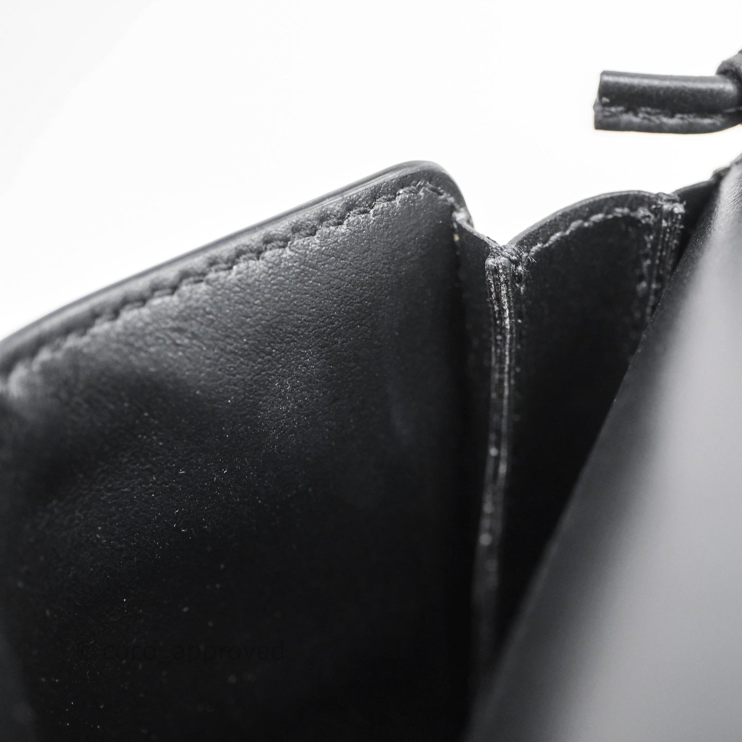 Celine Phone Pouch Black Triomphe Canvas