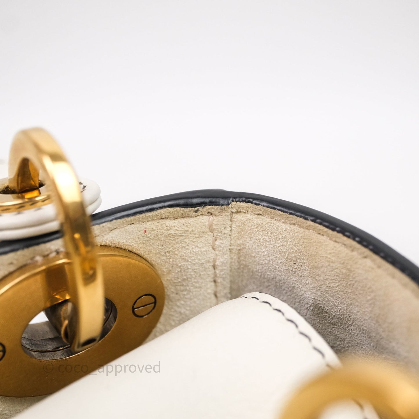 Christian Dior Mini Lady Dior Niki De Saint Phalle Calfskin White