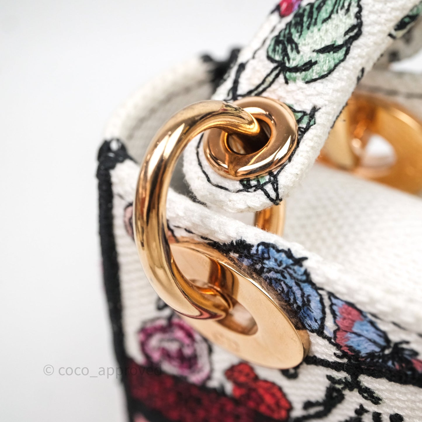 Christian Dior Mini Lady D-Lite Bag Florilegio Embroidered