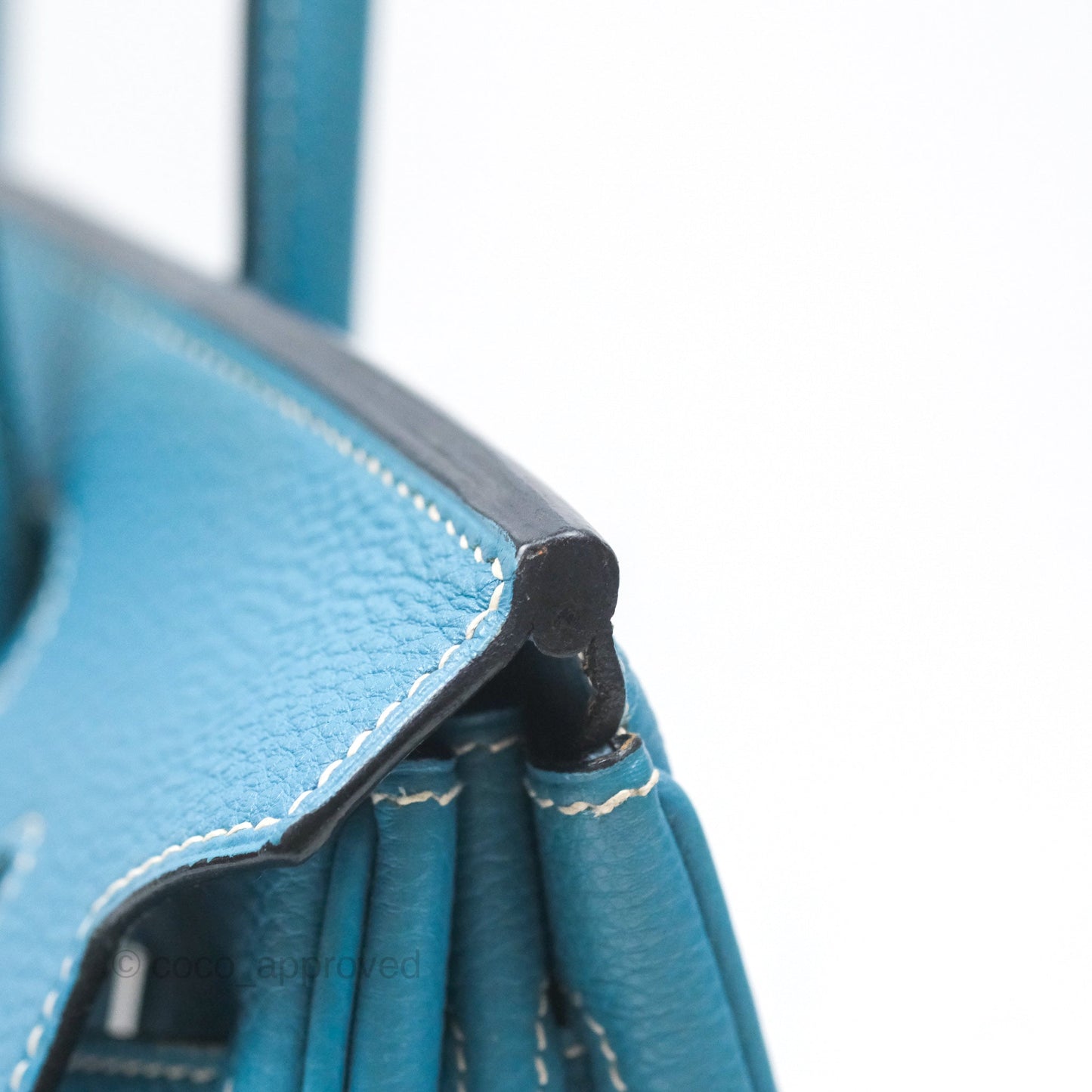 Hermès Birkin 30 Blue Jean Togo Palladium Hardware
